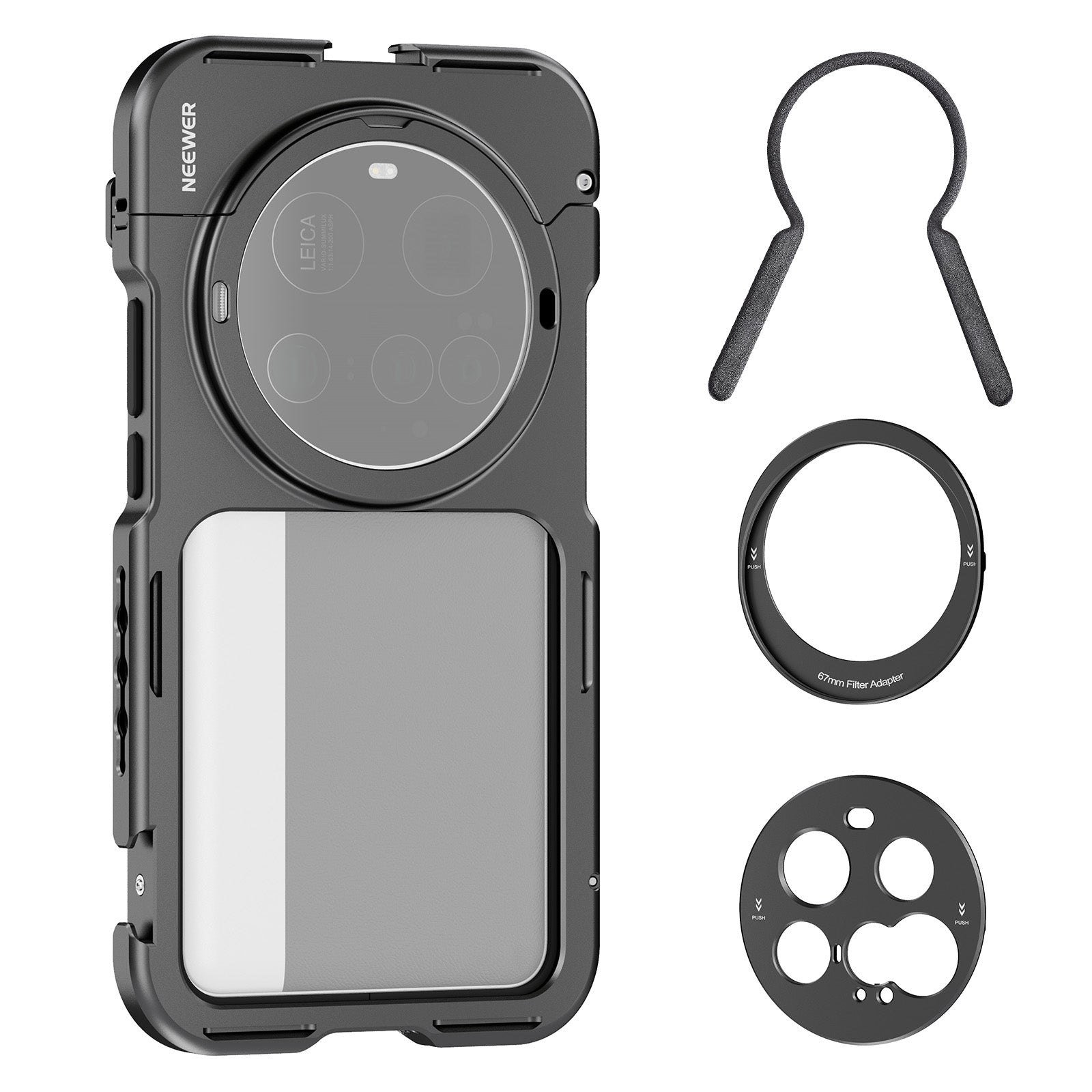 NEEWER PA091 Phone Cage Kit Compatible with Xiaomi 15 Ultra