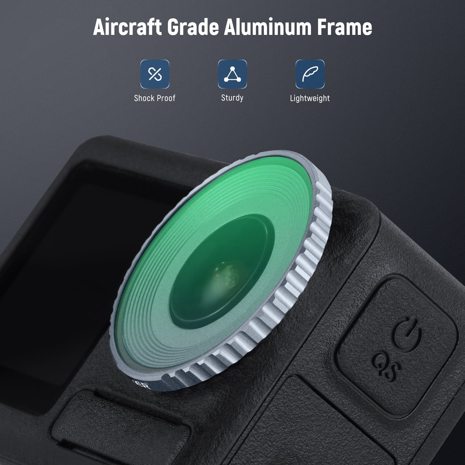 NEEWER CPL/Black Diffusion Filter For DJI Osmo Action 5 Pro & Action 4