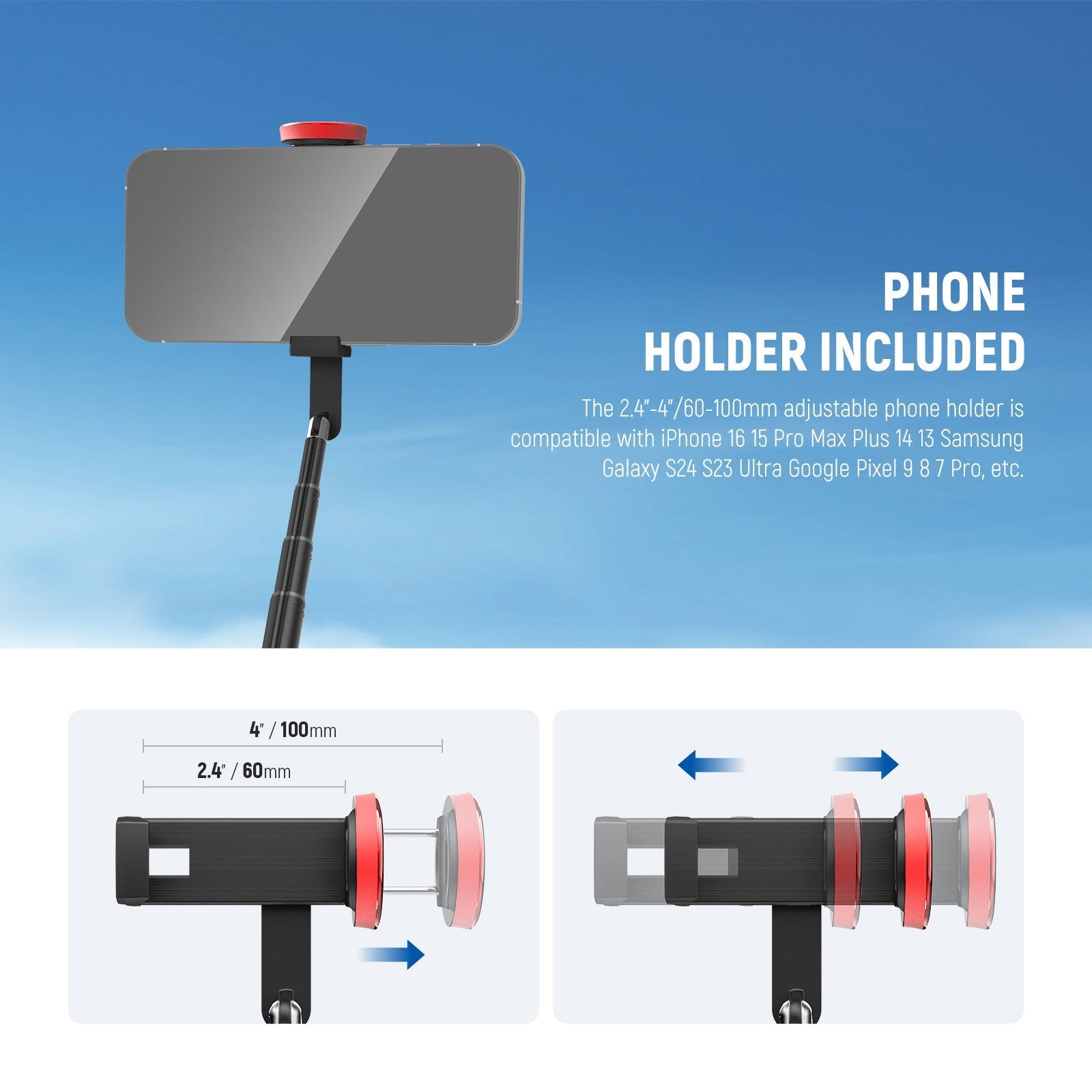 NEEWER BASICS PA991 57.9" Selfie Stick Tripod