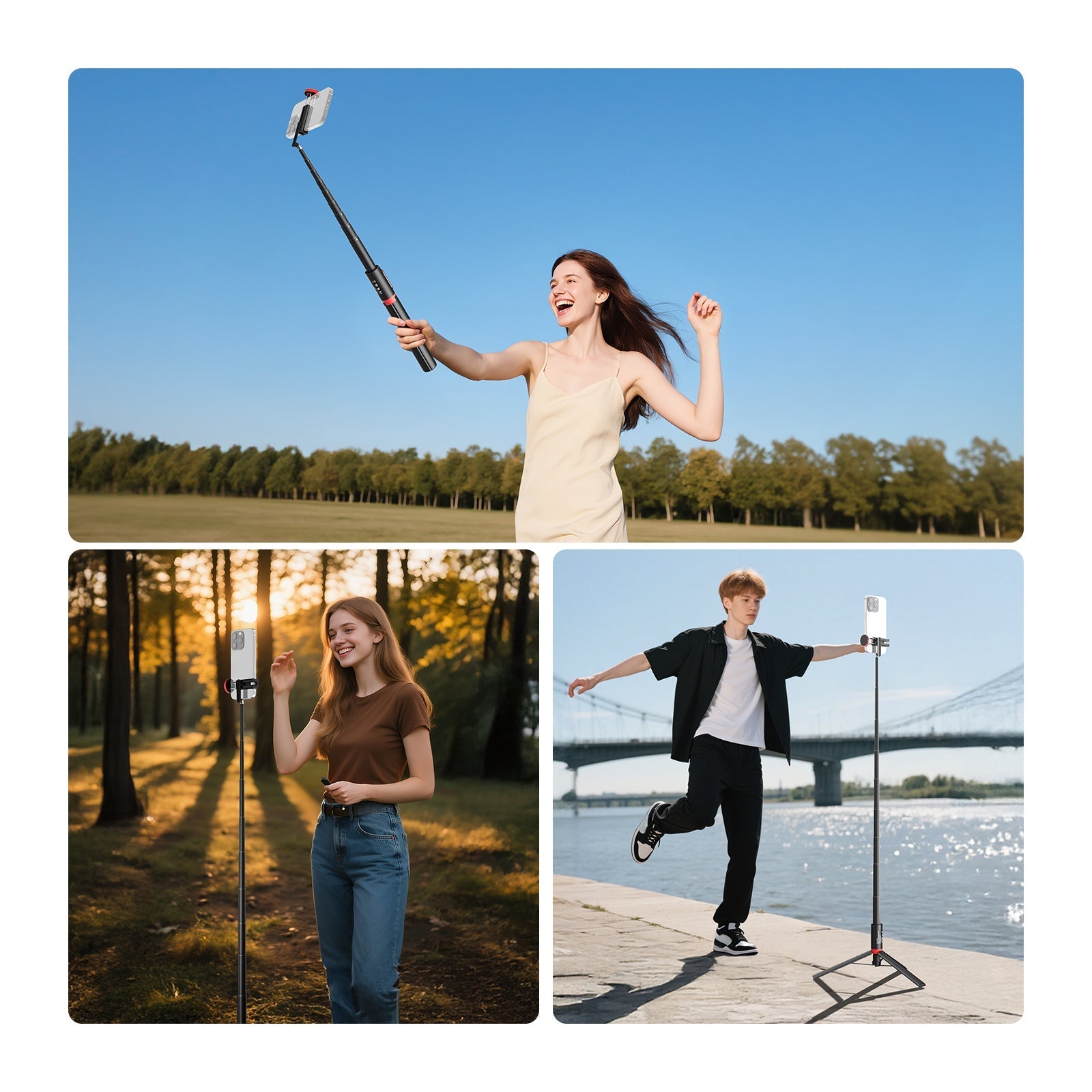 NEEWER BASICS PA991 57.9" Selfie Stick Tripod