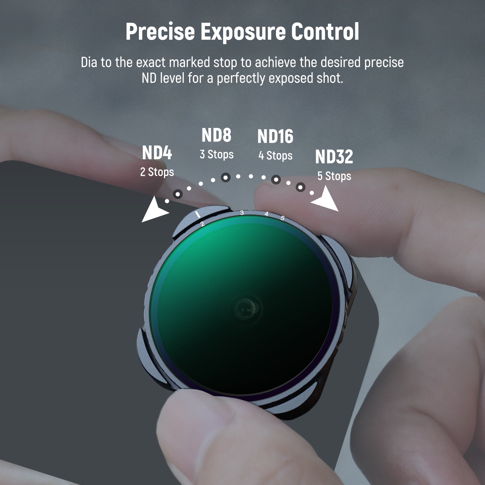 NEEWER Variable ND Filter Compatible with GoPro Hero 13 12 11 10 9