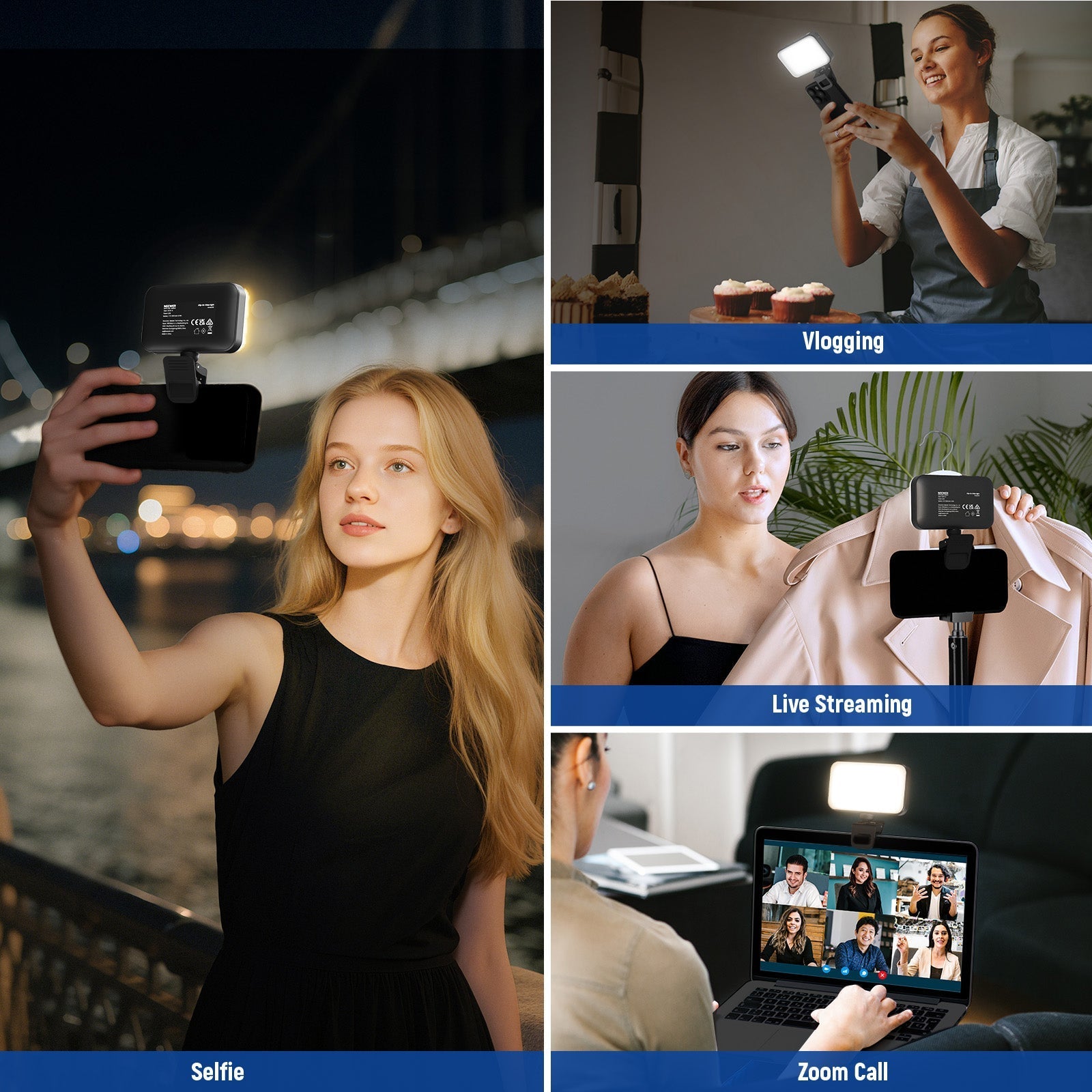 NEEWER ENTRY LEVEL VERSION N8/N6 Clip on LED Selfie Light