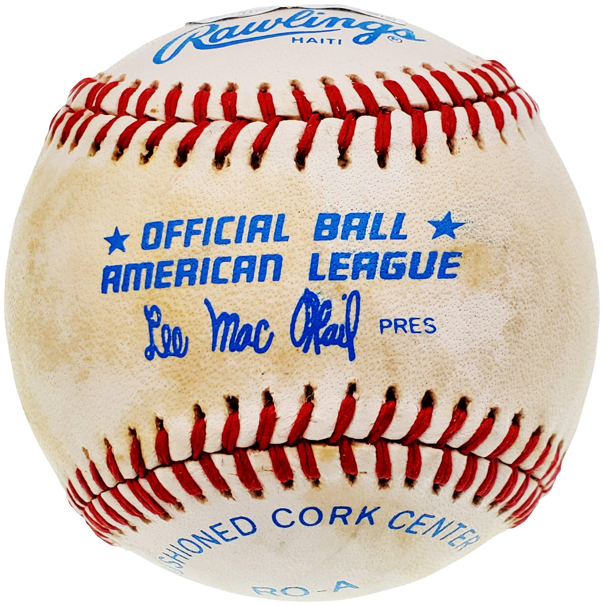 Calvin Griffith Autographed Official MacPhail AL Baseball Minnesota Twins Owner Beckett BAS #BB46458