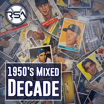 50's Sampler Vintage Baseball Card Mystery Pack - Decades Series