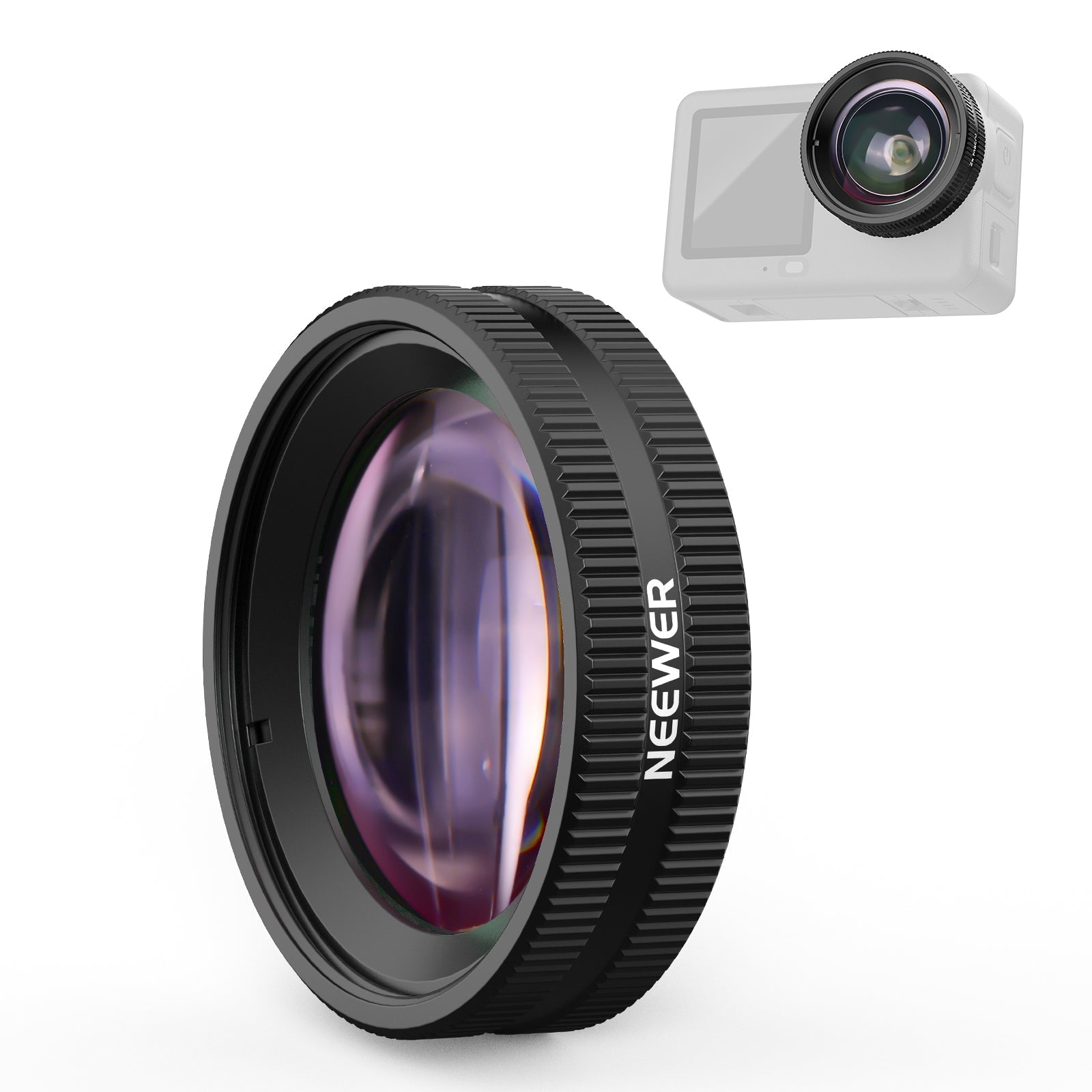 NEEWER LS010 2X Macro Lens Compatible with DJI Osmo Action 6