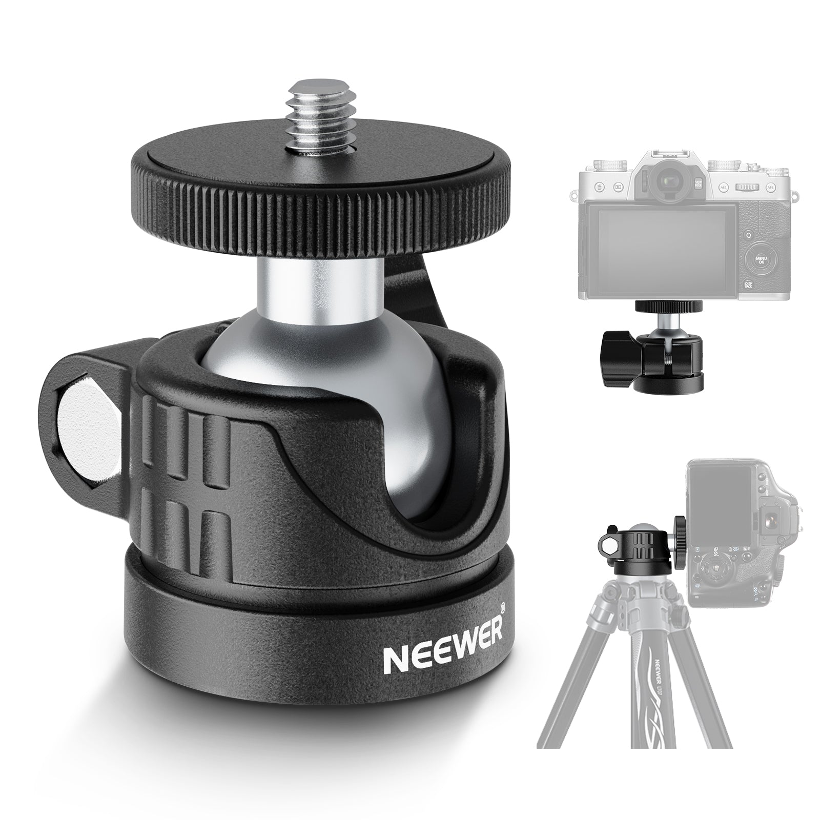 NEEWER BASICS GM01 Mini Ball Head Mount Adapter
