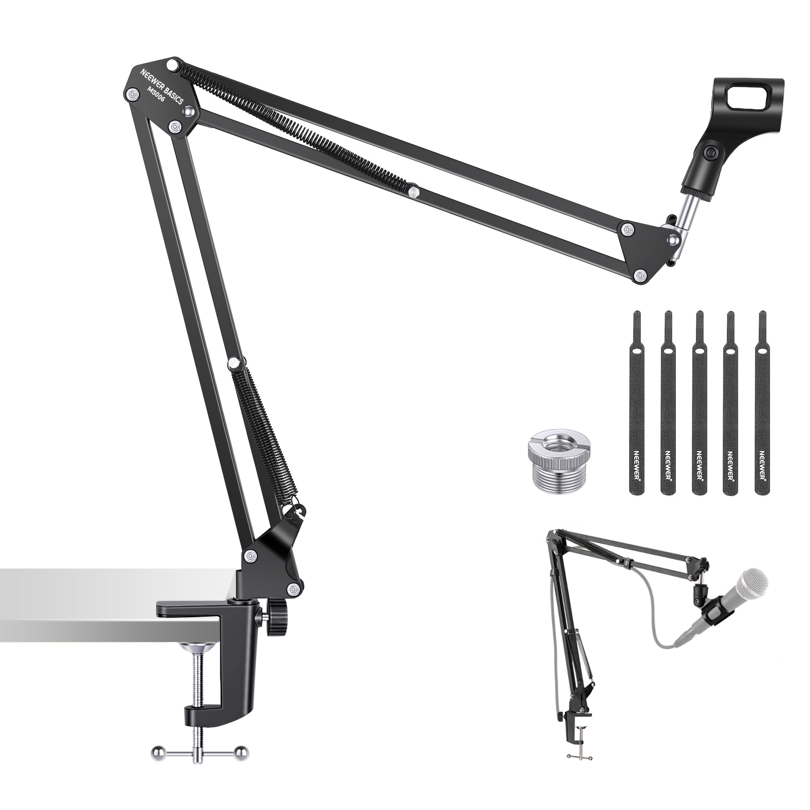 NEEWER BASICS MS006 Desktop Microphone Boom Arm Stand