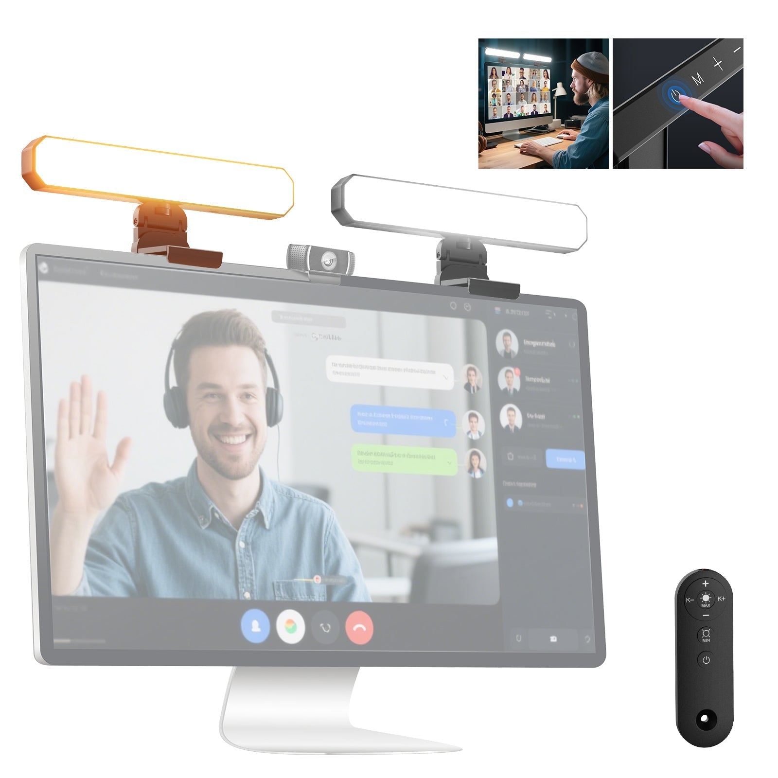 NEEWER BASICS L10 Bi Color Monitor Light Bar Kit