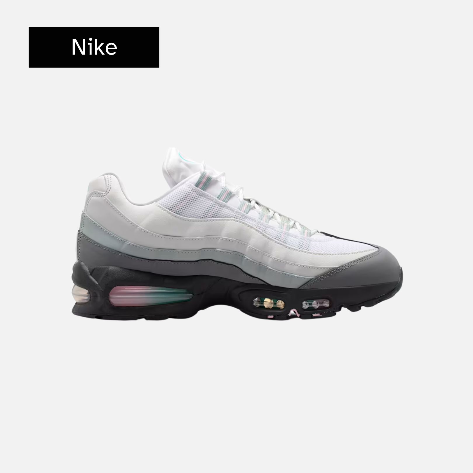 Nike Air Max 95 'Big Bubble - White Hyper Turquoise'