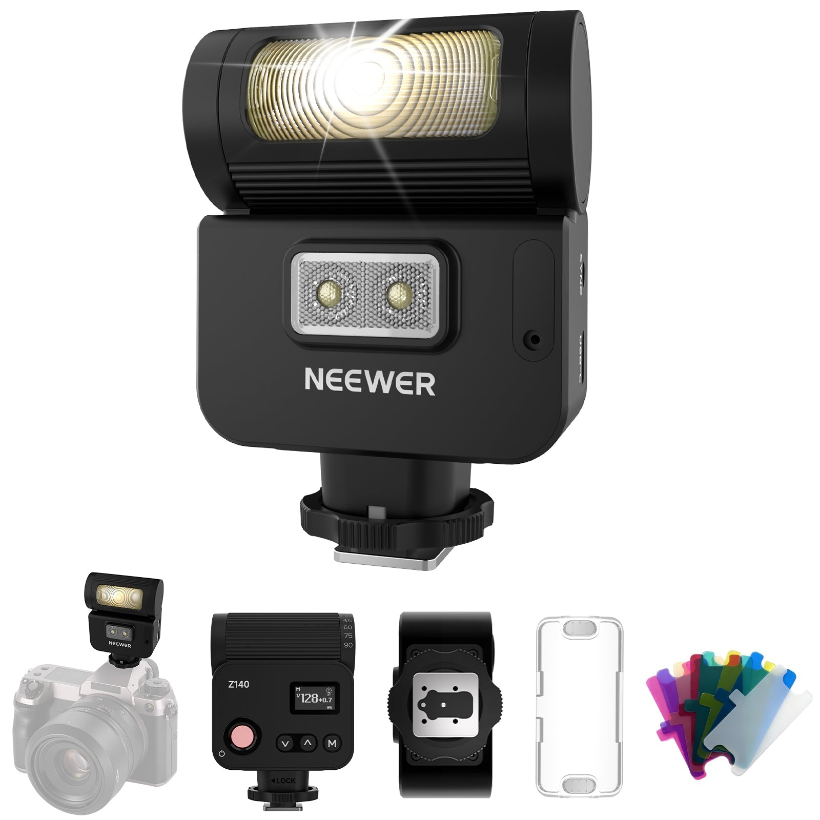 NEEWER Z140 16Ws Mini Camera Flash Light