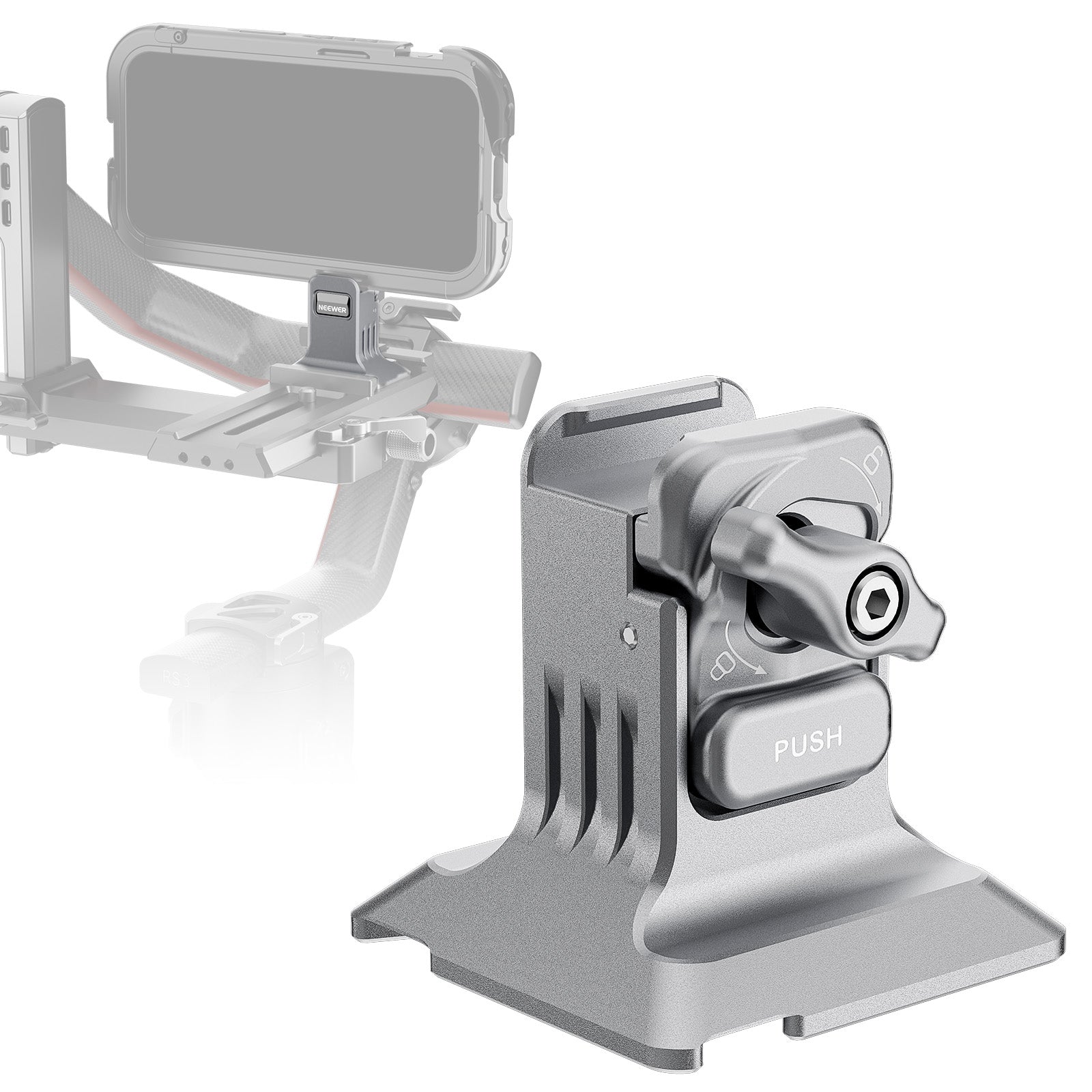 NEEWER PA124 Quick Release Phone Tripod Mount with Arca Type Base