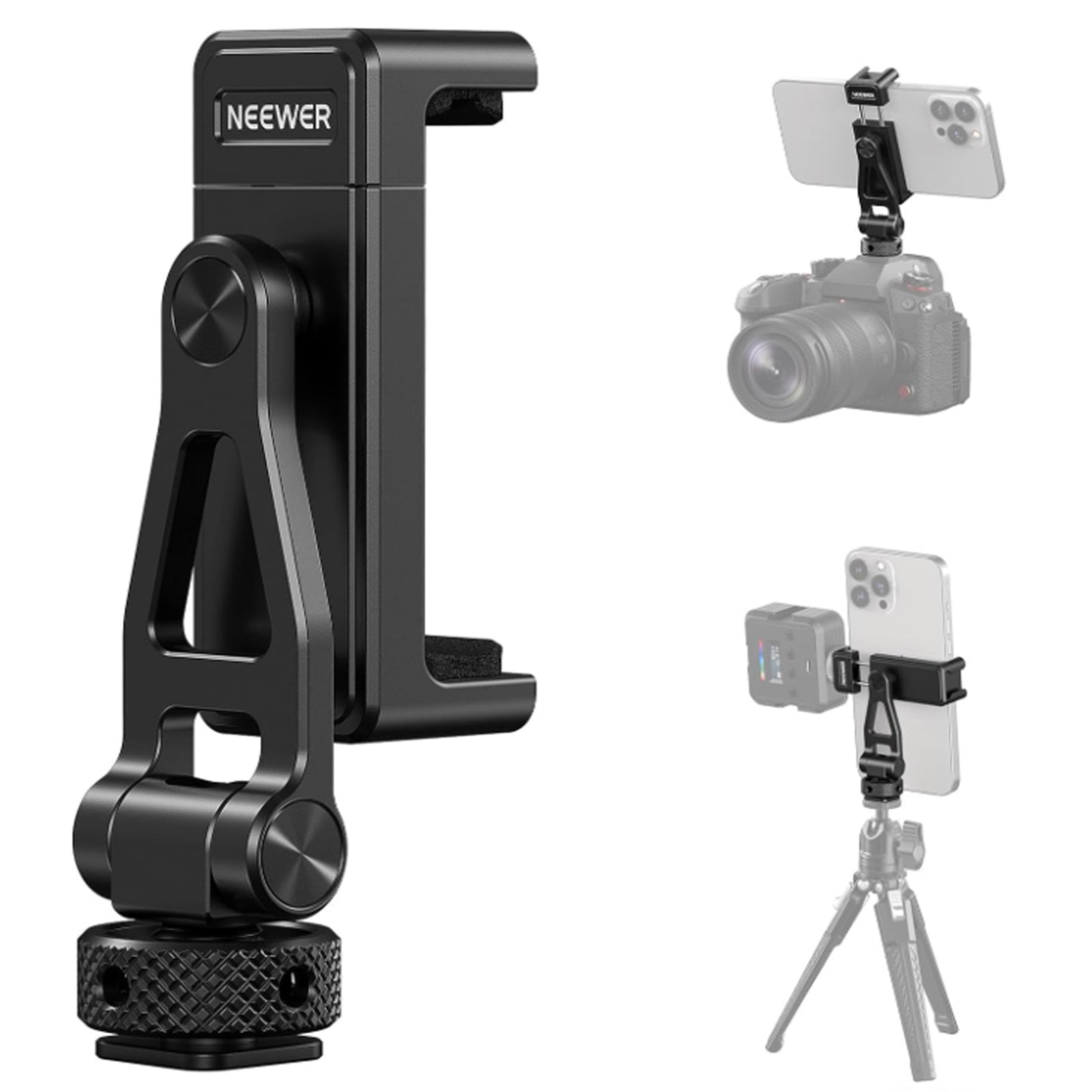 NEEWER GA010 Phone Tripod Mount For DJI RS 2 RSC 2 RS 3 Pro