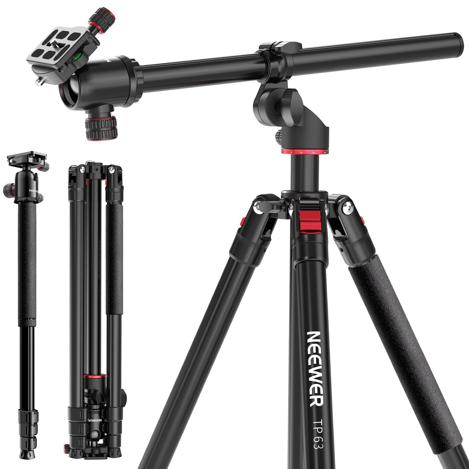 NEEWER TP63/TP64 Overhead Horizontal Camera Tripod Monopod