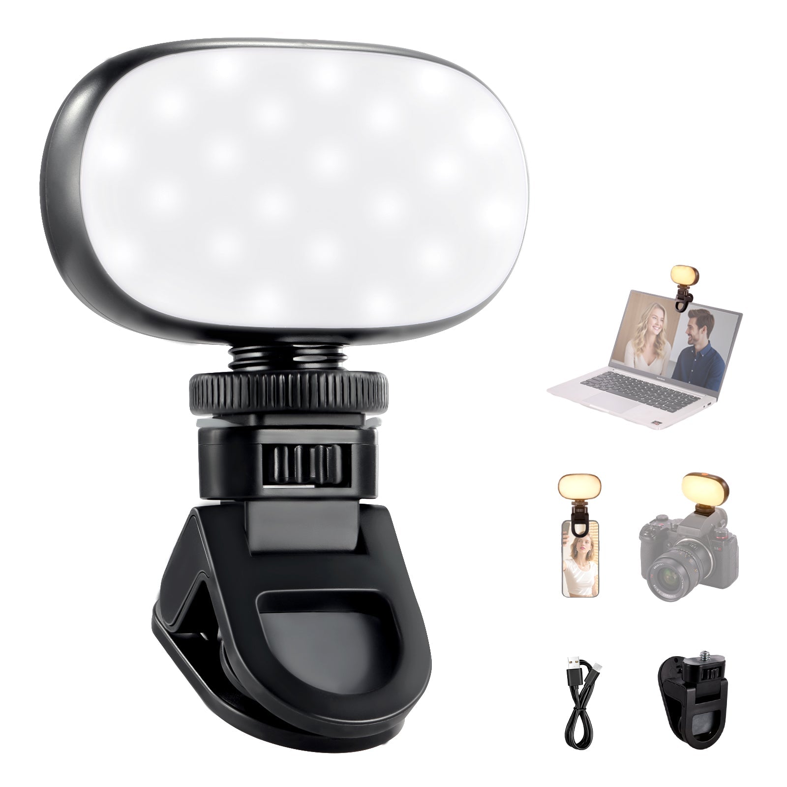 NEEWER BASICS N9 Clip on LED Selfie Light