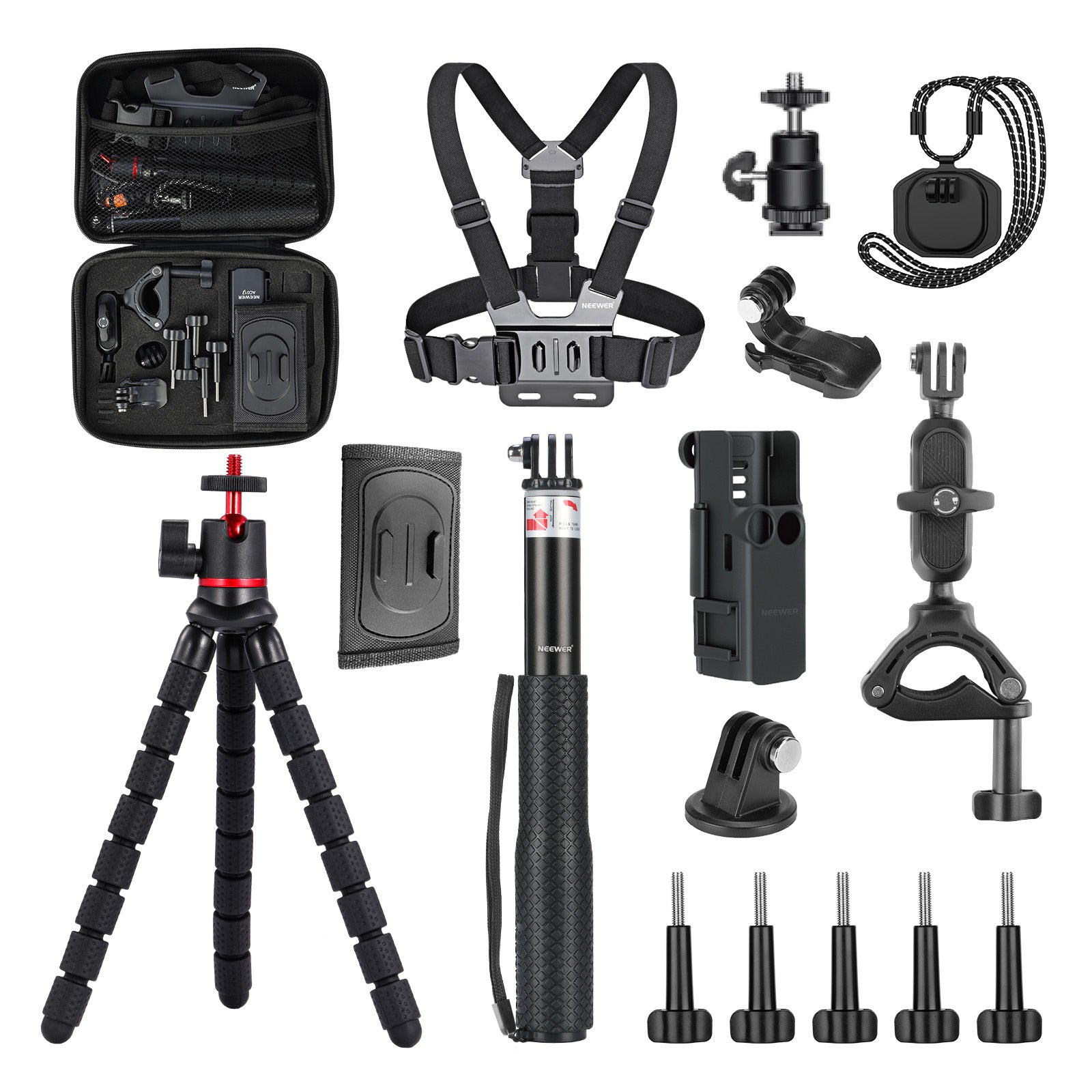 NEEWER BASICS GP-52 16 In 1 Adapter Mounts Accessories Kit for DJI OSMO Pocket 3