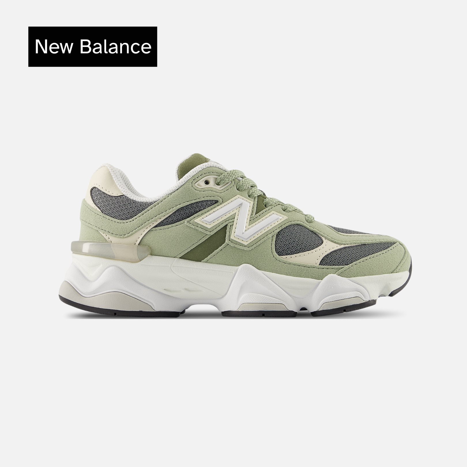 New Balance 9060 Big Kid 'Garter Snake White'