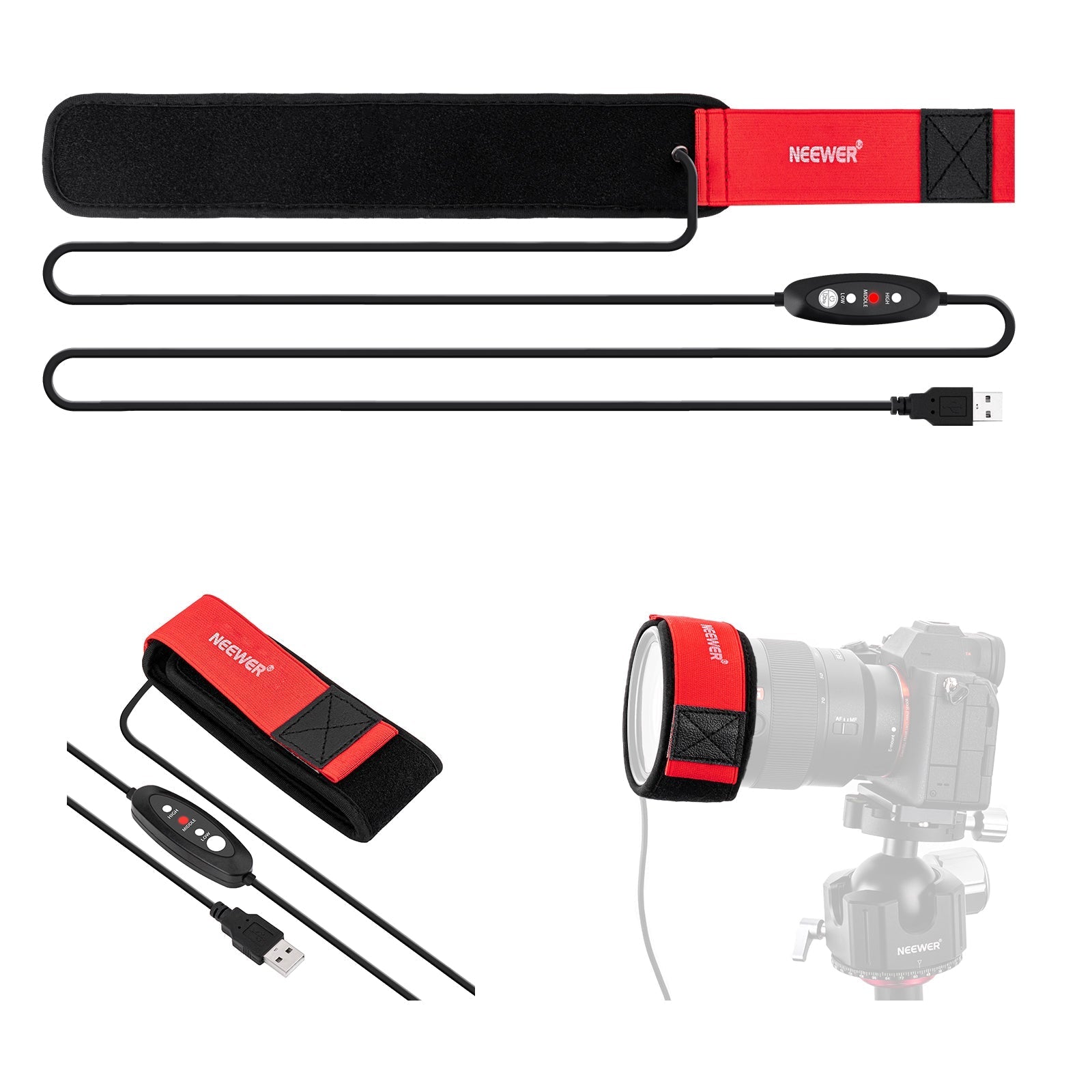 NEEWER HW-17B USB Lens Heater Warmer