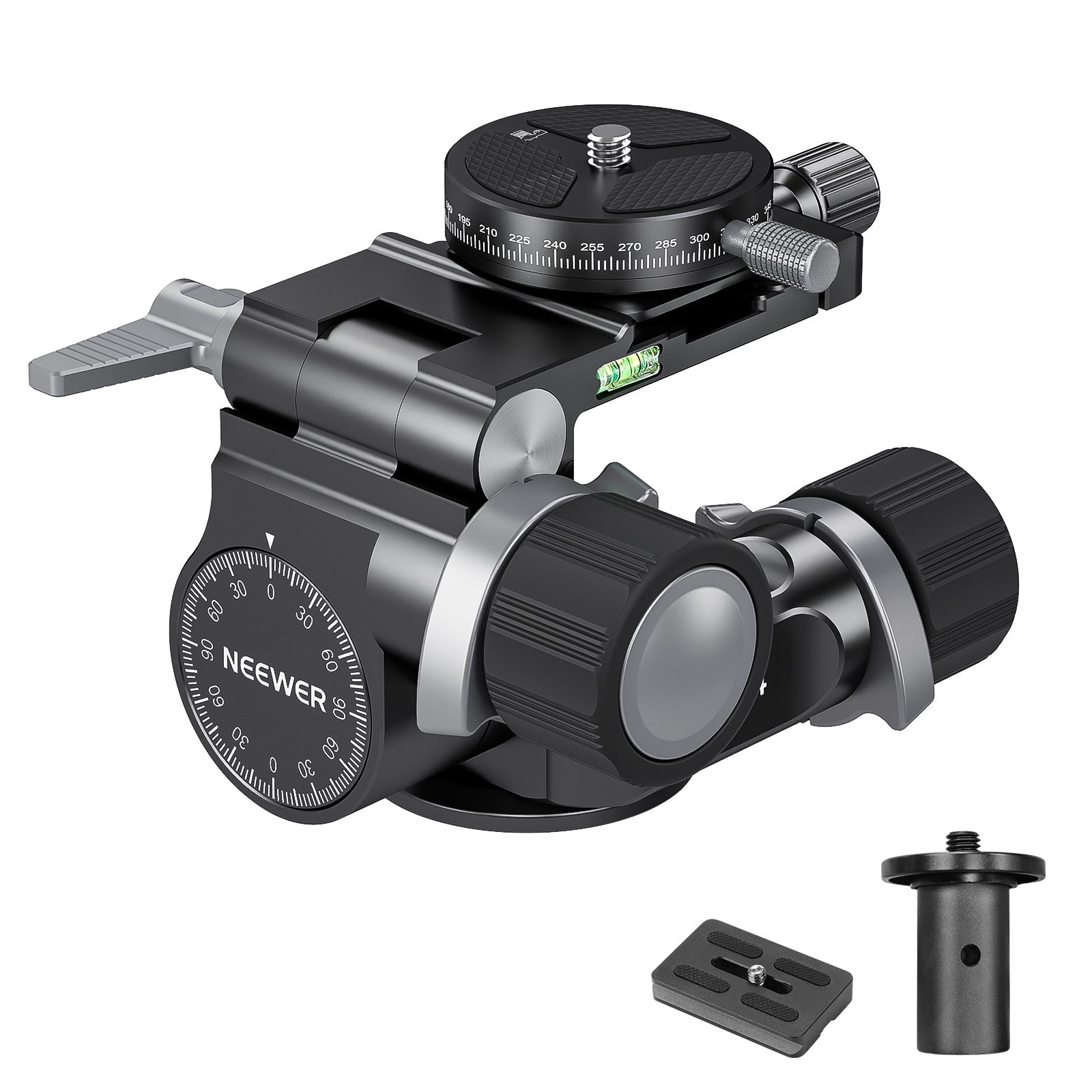 NEEWER TH14 2 Way Geared Tripod Head