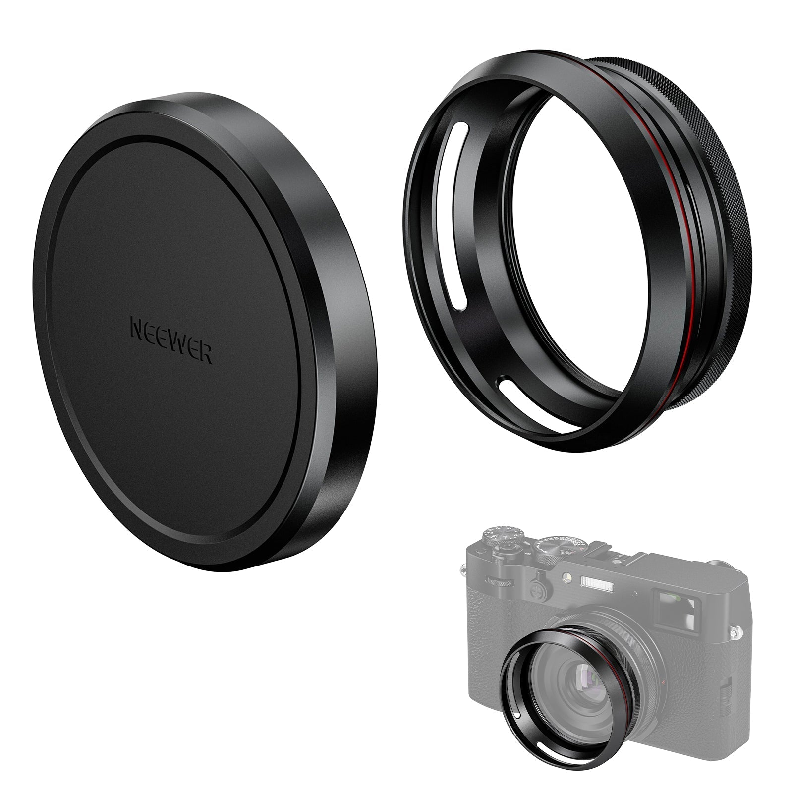 NEEWER CA086 Round Lens Hood For Fujifilm X100V & X100VI