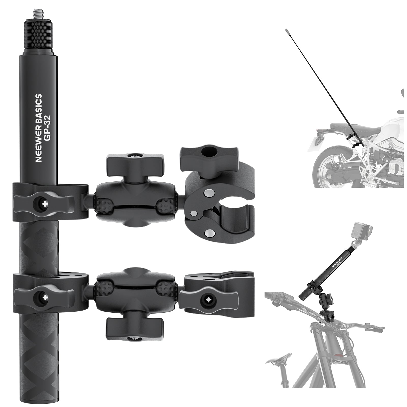 NEEWER BASICS GP-32 Motorcycle Mount Accessories Kit