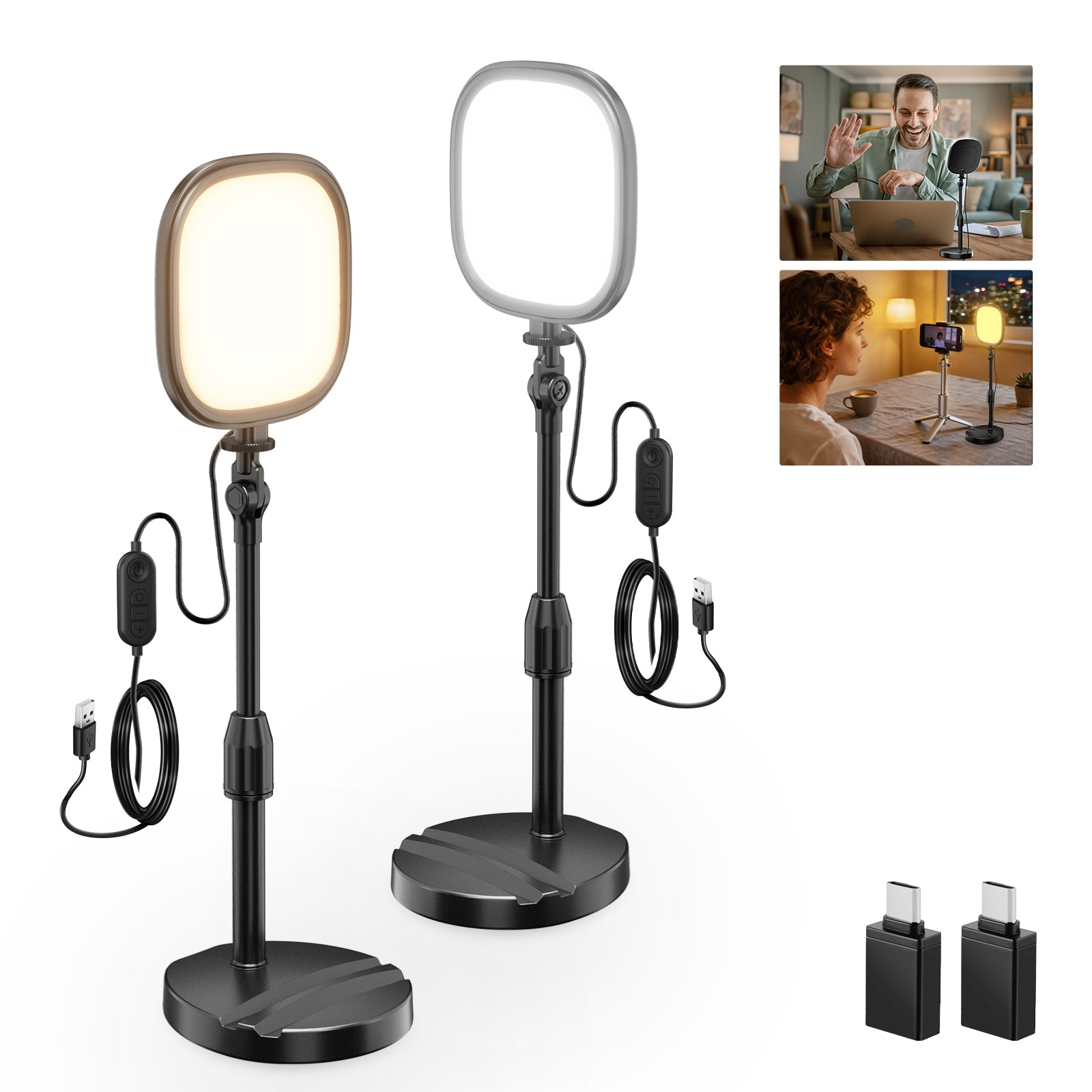 NEEWER BASICS NL10 5" Bi-Color Desk Light Kit
