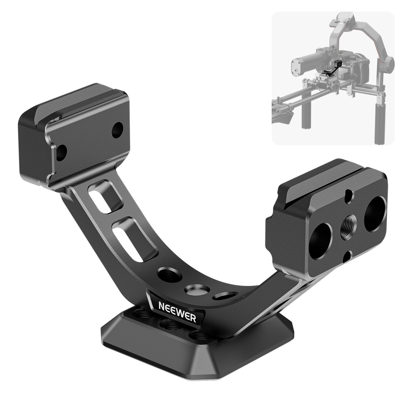 NEEWER GA030/GA030P Arca Type NATO Mount Adapter For DJI RS3/Pro RS4/Pro