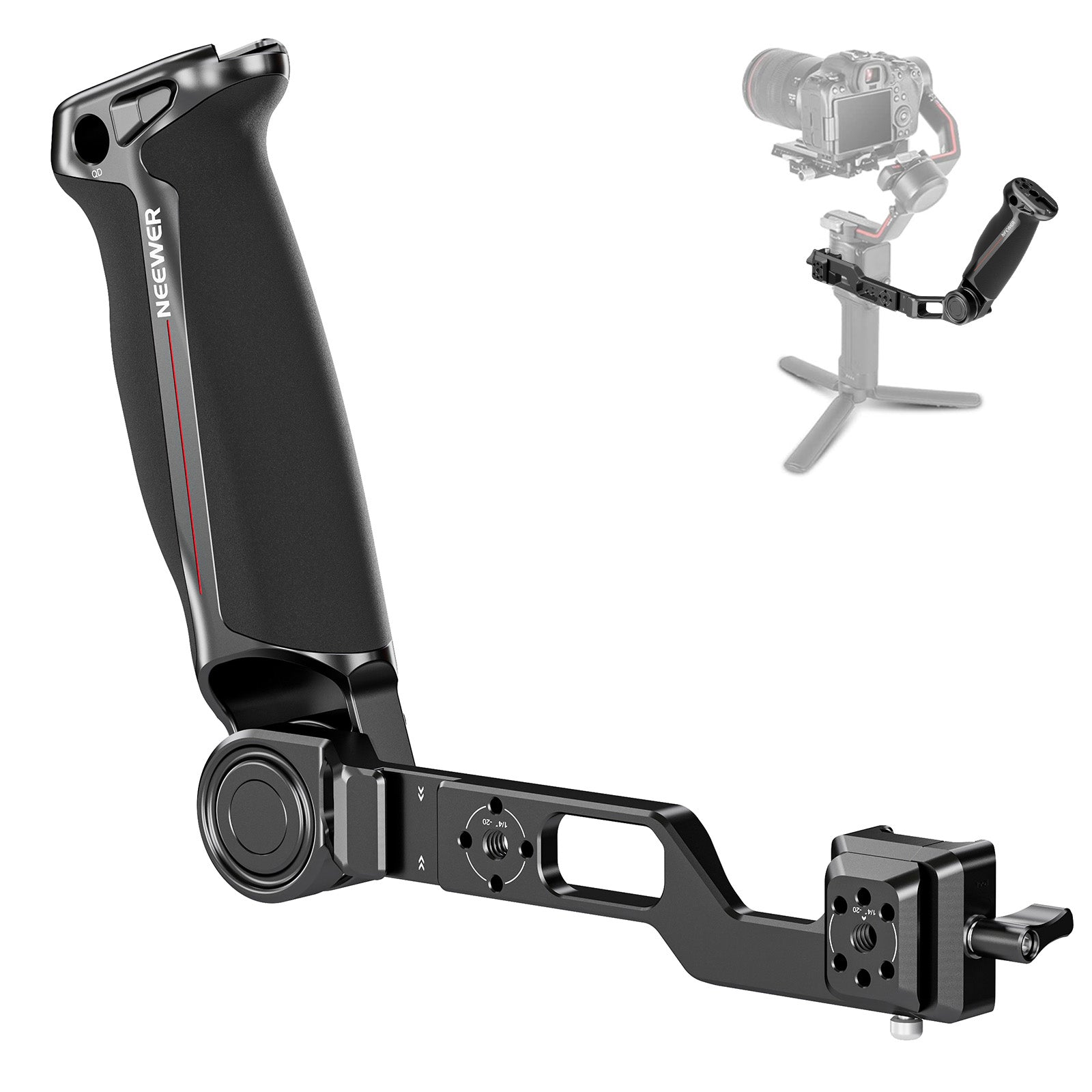 NEEWER GA020 Gimbal Sling Handle with NATO & QD for DJI RS Series Gimbals