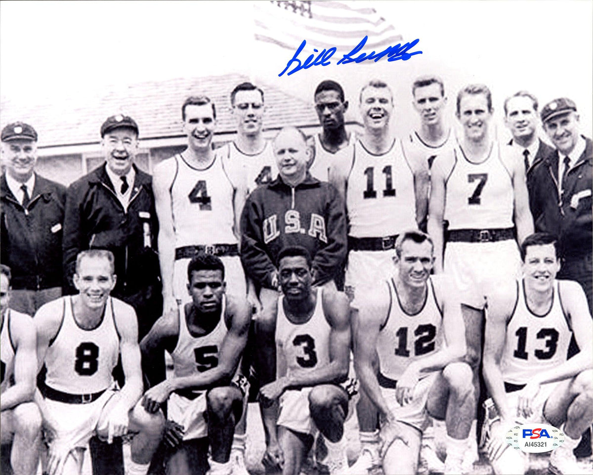 Bill Russell Autographed Framed 8x10 Photo Team USA Basketball 1956 Olympics Beckett BAS #AI45321
