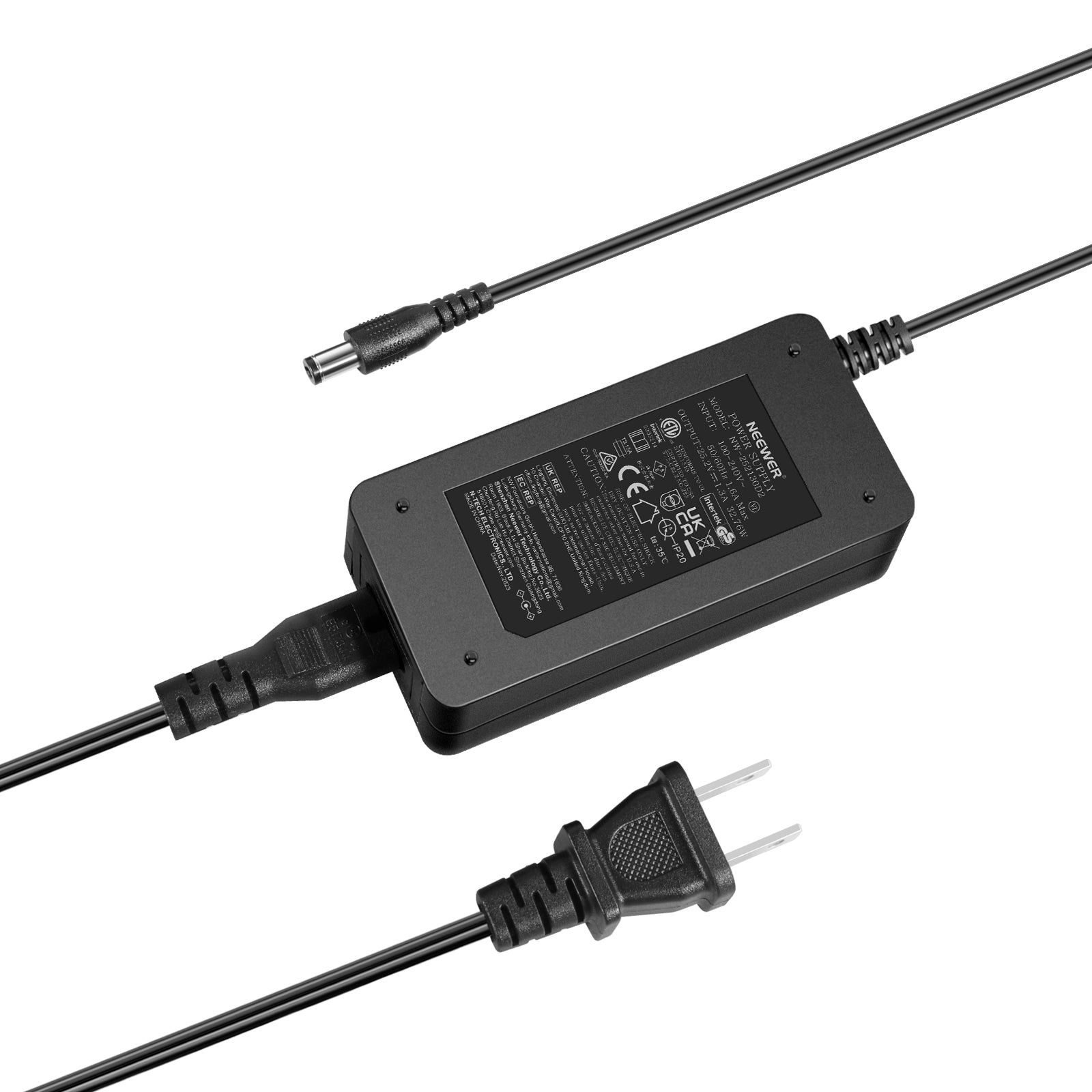 NEEWER NC-Q4 Power Adapter and Power Cord Set for Q4/Q4PRO Flash