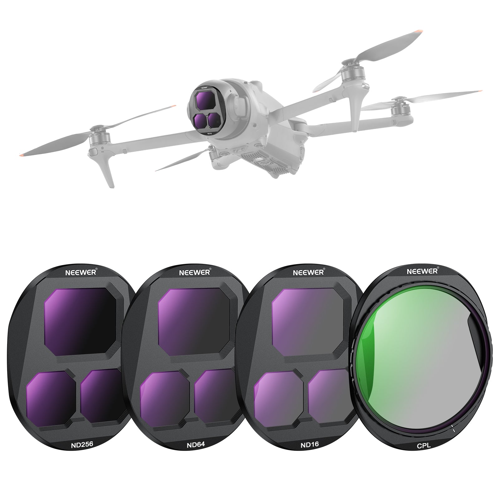 NEEWER CPL + ND Filter Set For DJI Mavic 4 Pro Drone