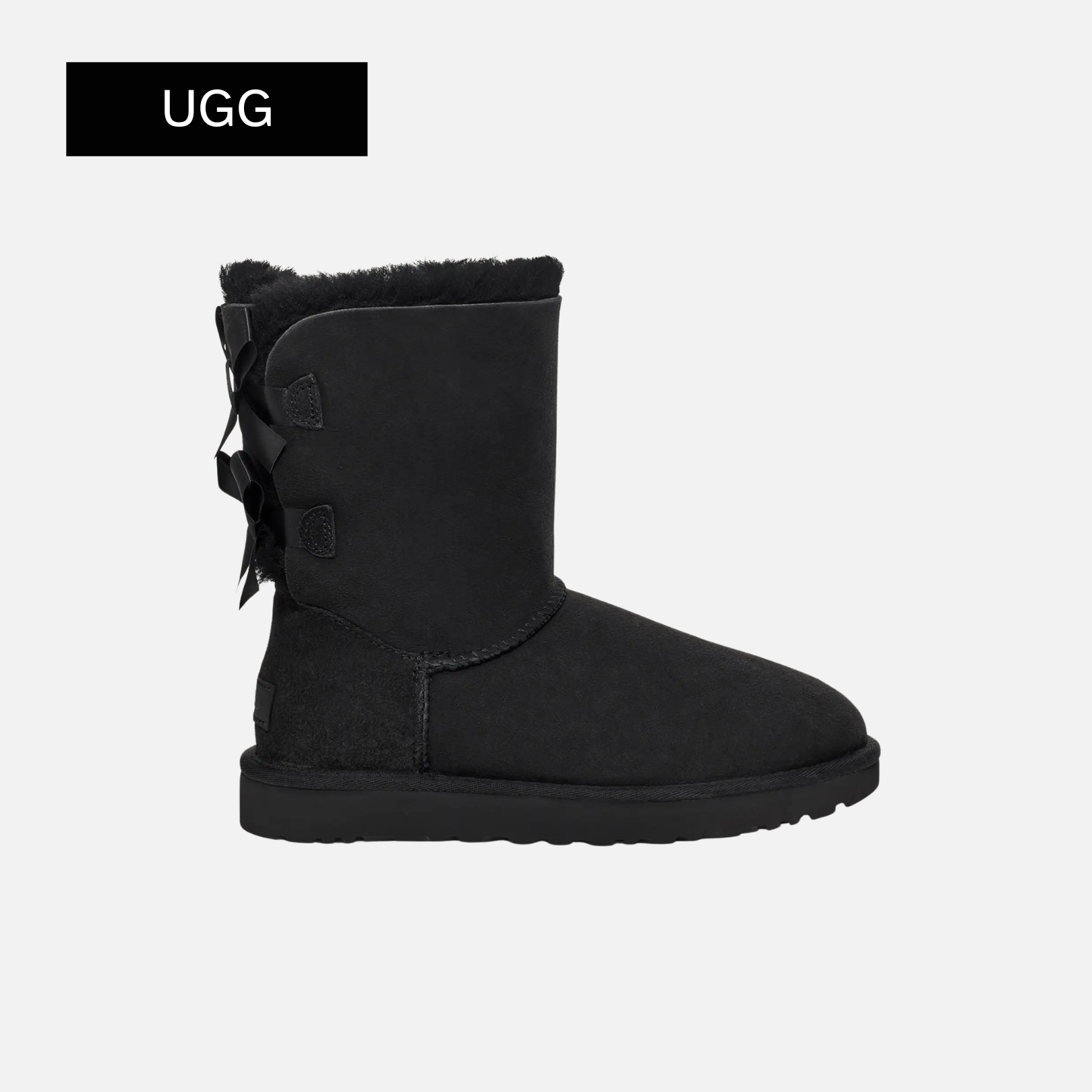 UGG Wmns Bailey Bow II Boot 'Black'