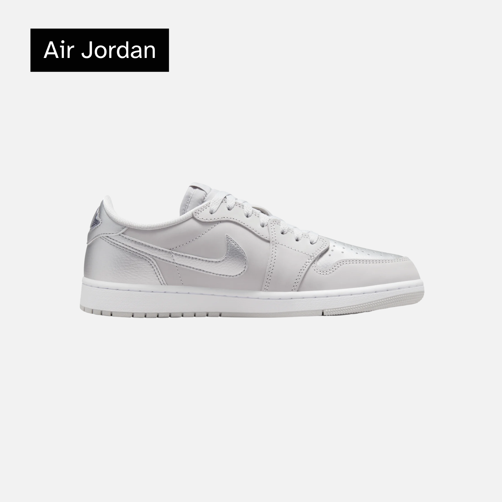 Air Jordan 1 Retro Low OG 'Metallic Silver'