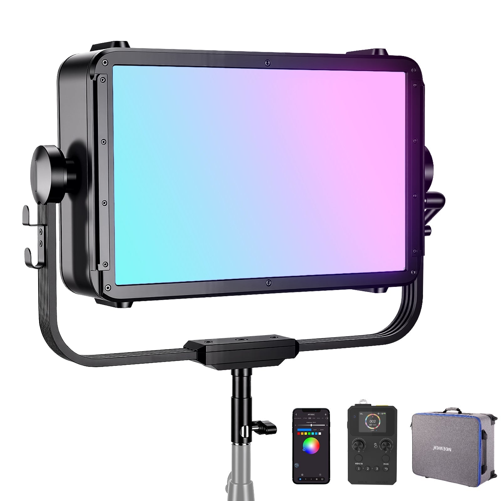 NEEWER AP300C 370W RGB LED Panel Video Light Kit | Pre-order