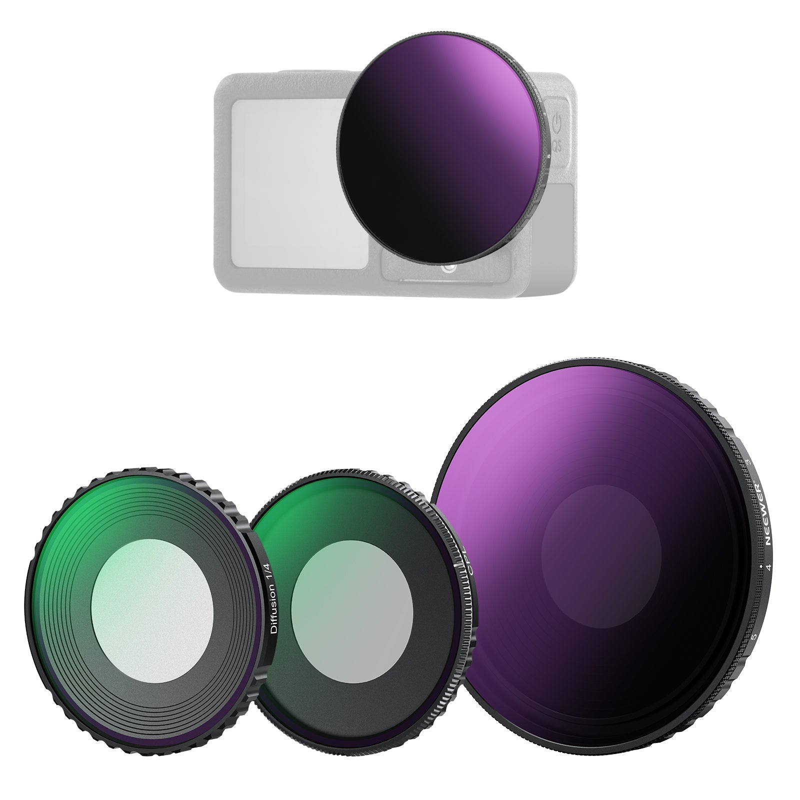 NEEWER Filter Lens Set For DJI Osmo Action 5 Pro/4