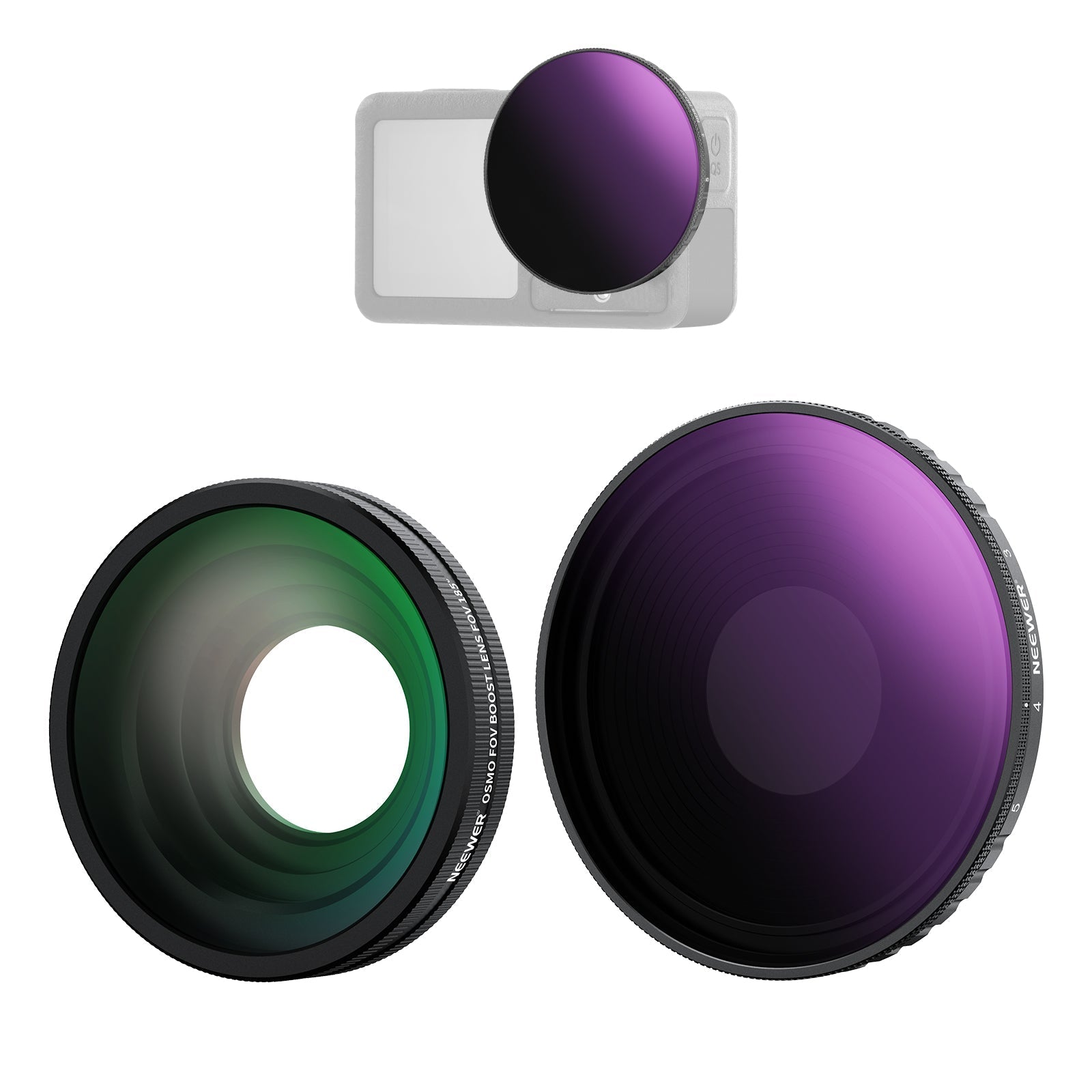 NEEWER Filter Lens Set For DJI Osmo Action 5 Pro/4