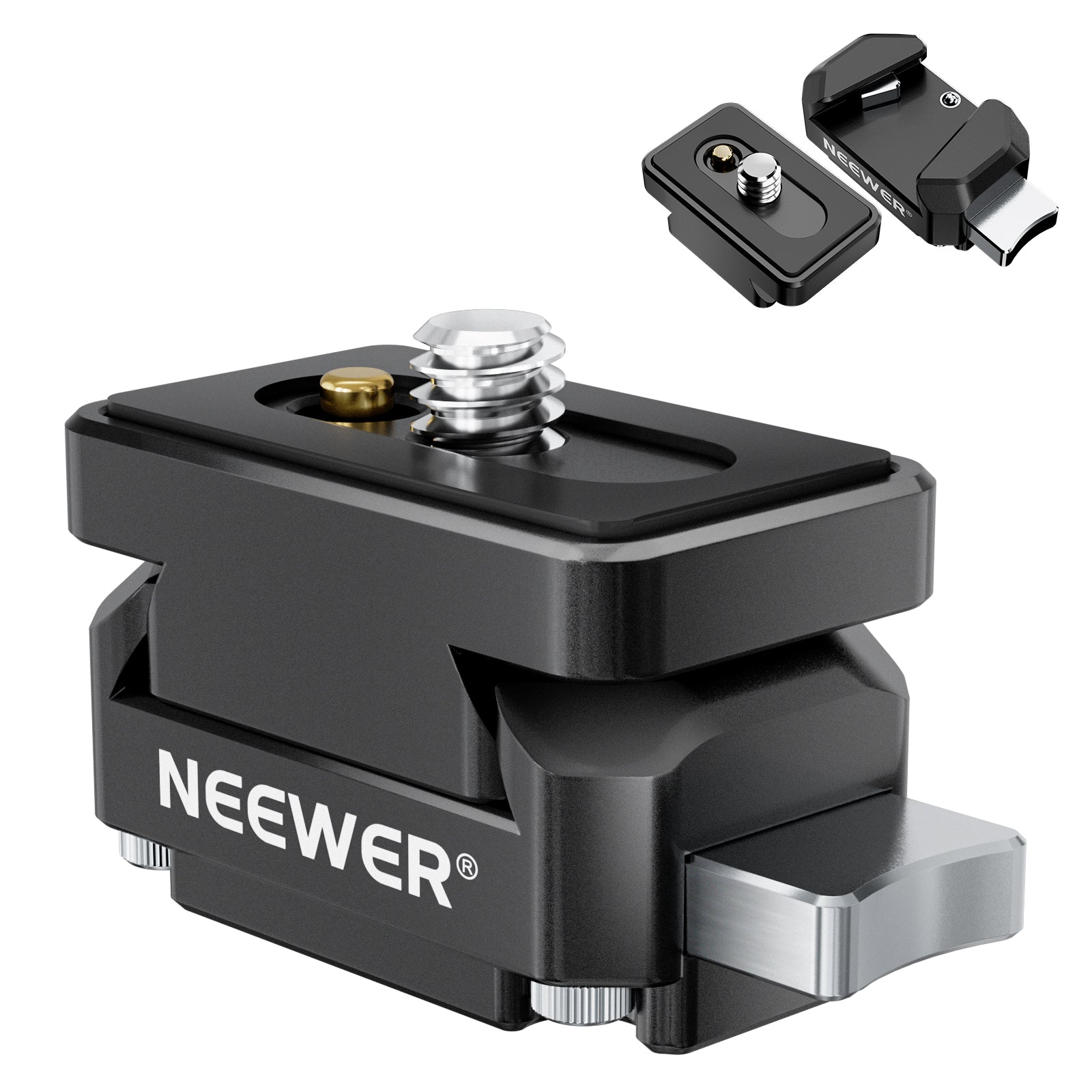 NEEWER CA139 Action Camera Quick Release Plate Tripod Mount