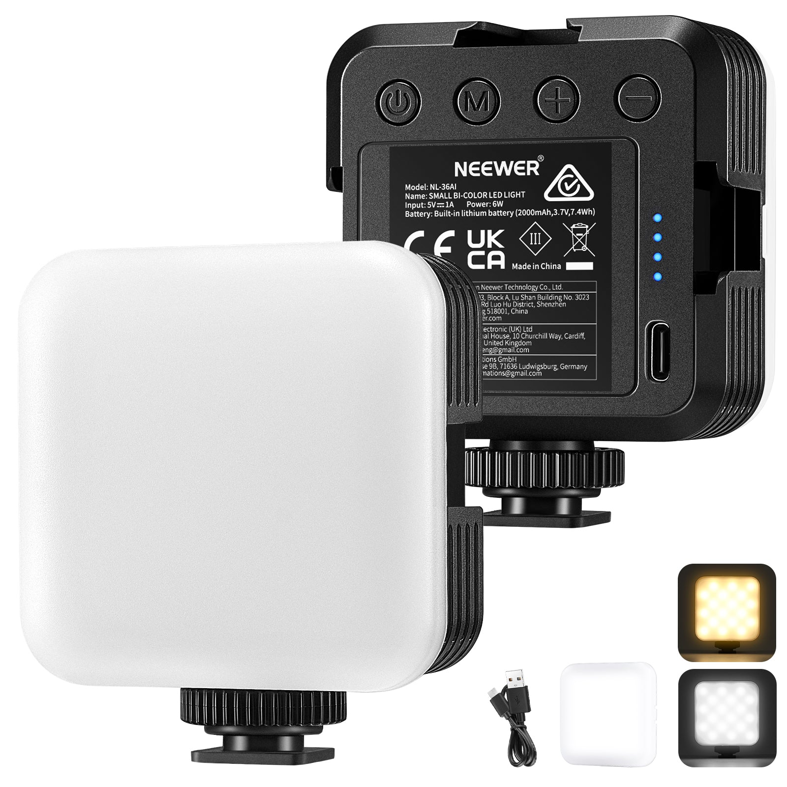NEEWER NL-36AI Bi-Color Portable LED Video Light