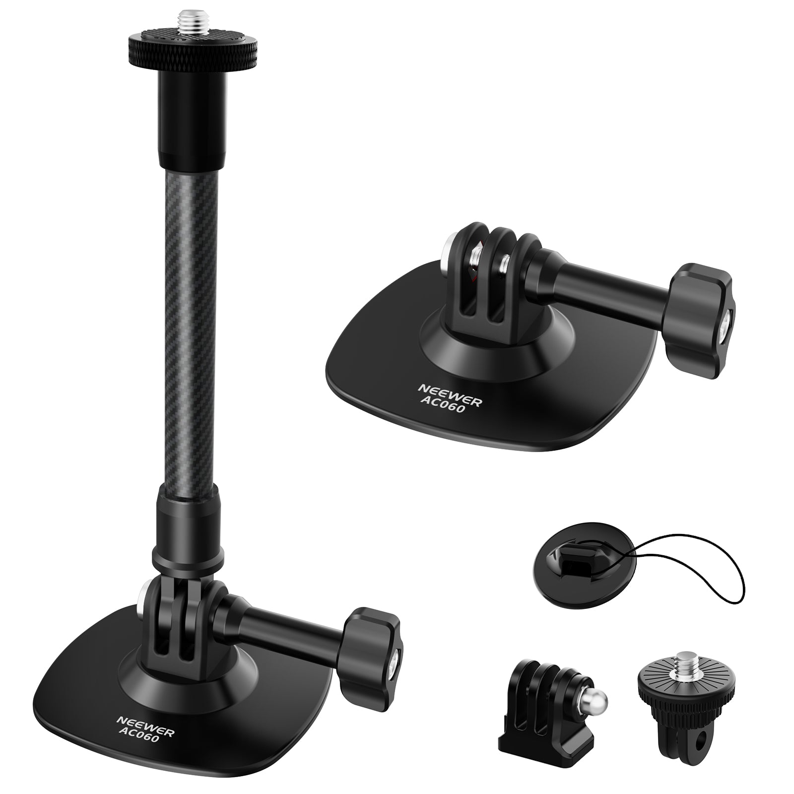 NEEWER AC060 Flexible Helmet Mount for Action Camera