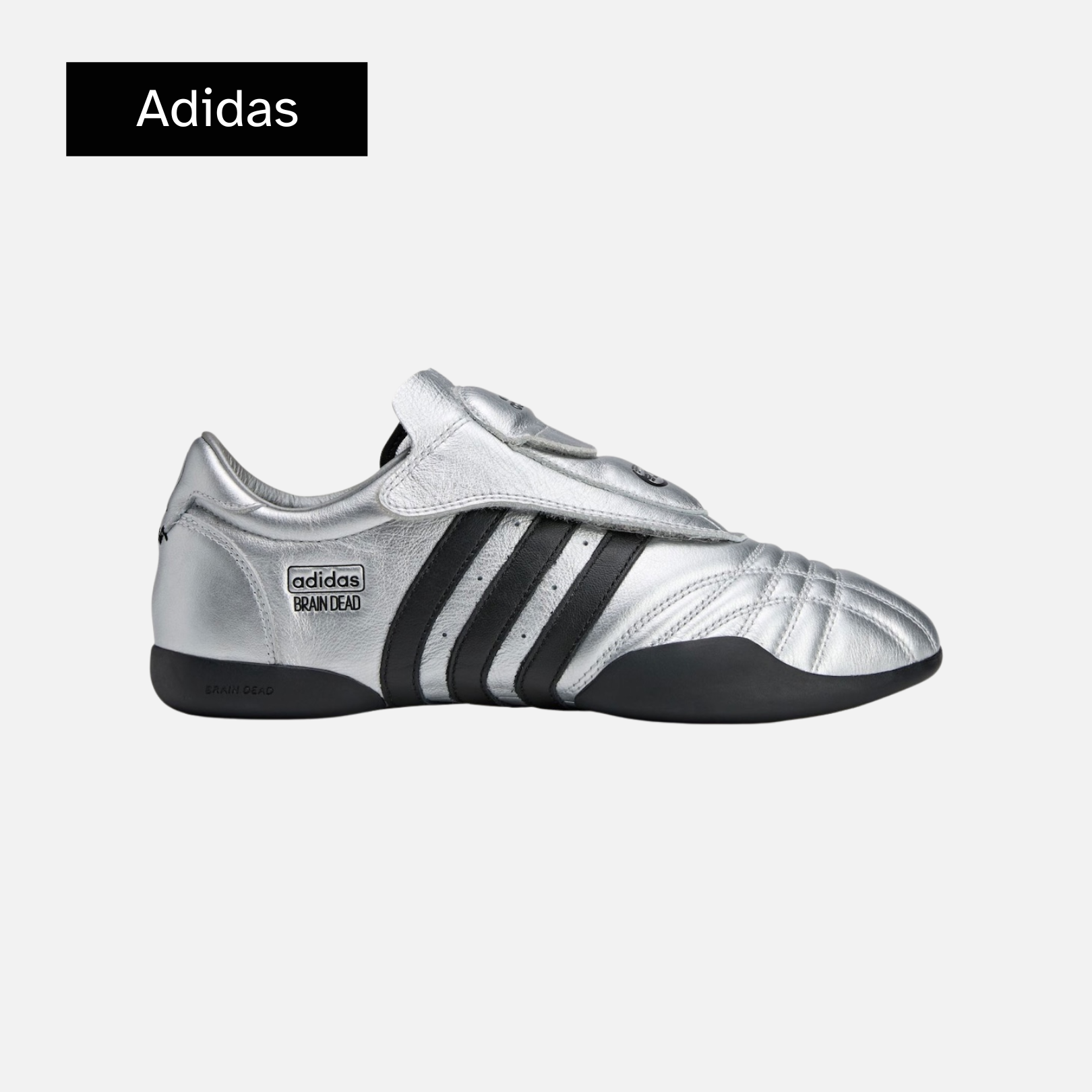 Brain Dead x adidas Taekwondo 'Silver Black White'