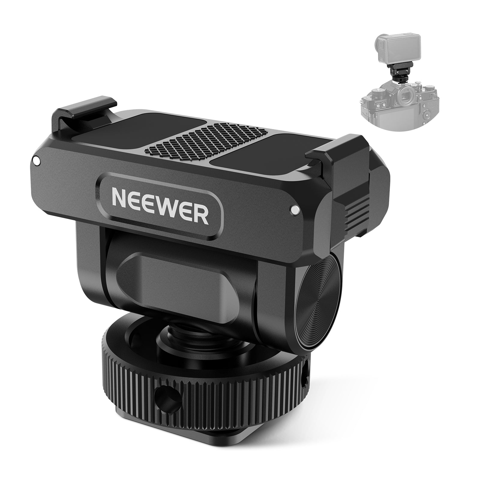 NEEWER AC012 Magnetic Cold Shoe Mount For DJI Osmo 360/Action 5 Pro/4/3