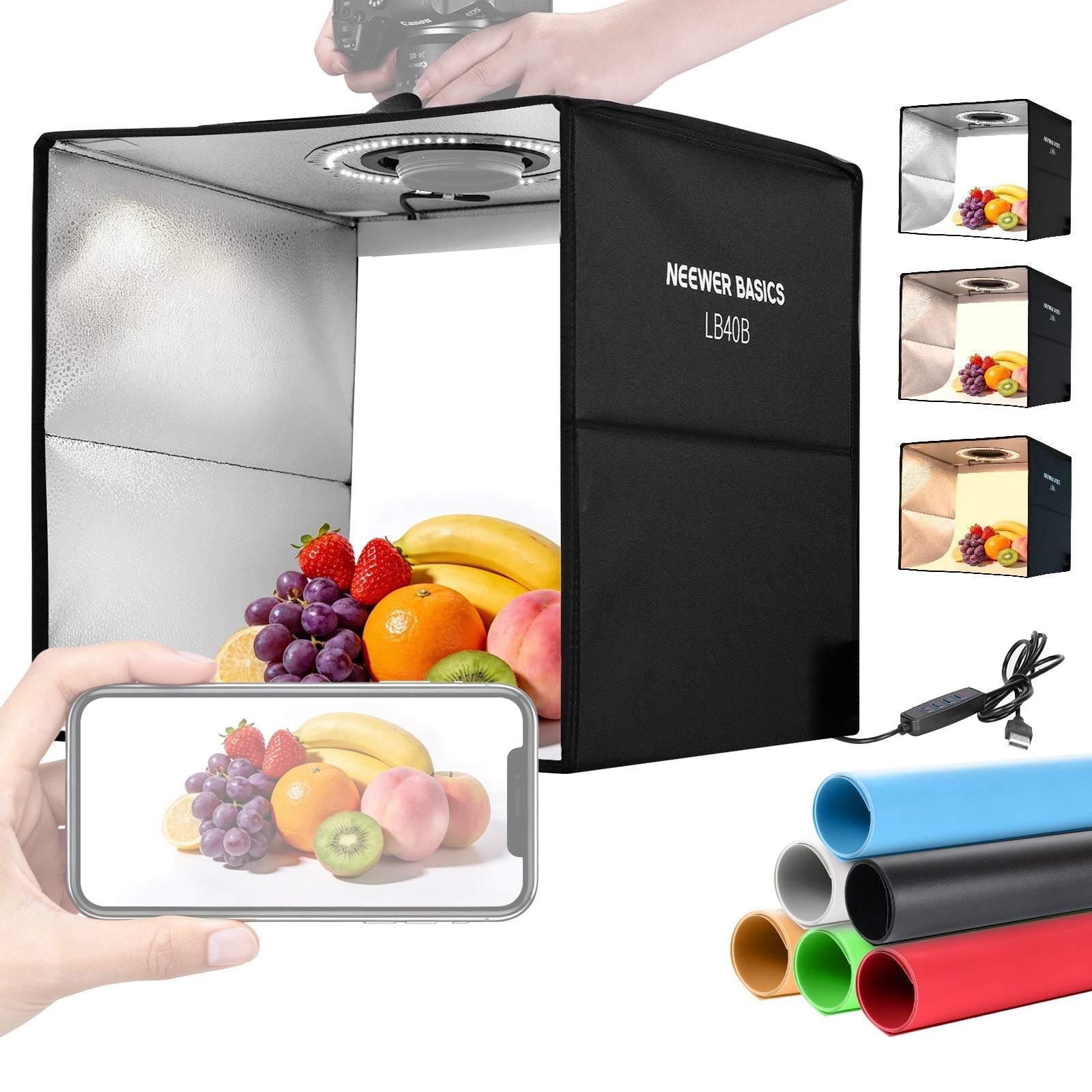 NEEWER BASICS LB30B/LB40B Photo Studio Light Box