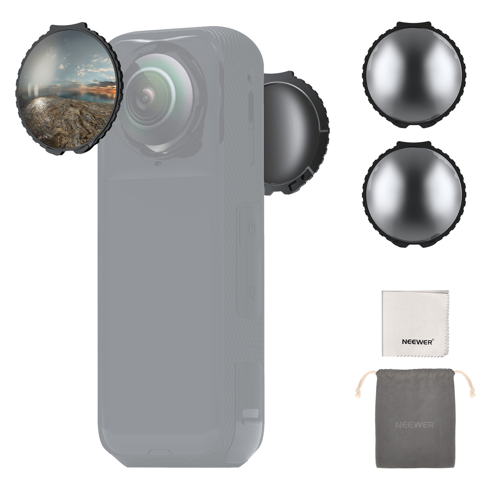 NEEWER ND Filters Compatible with Insta360 X5