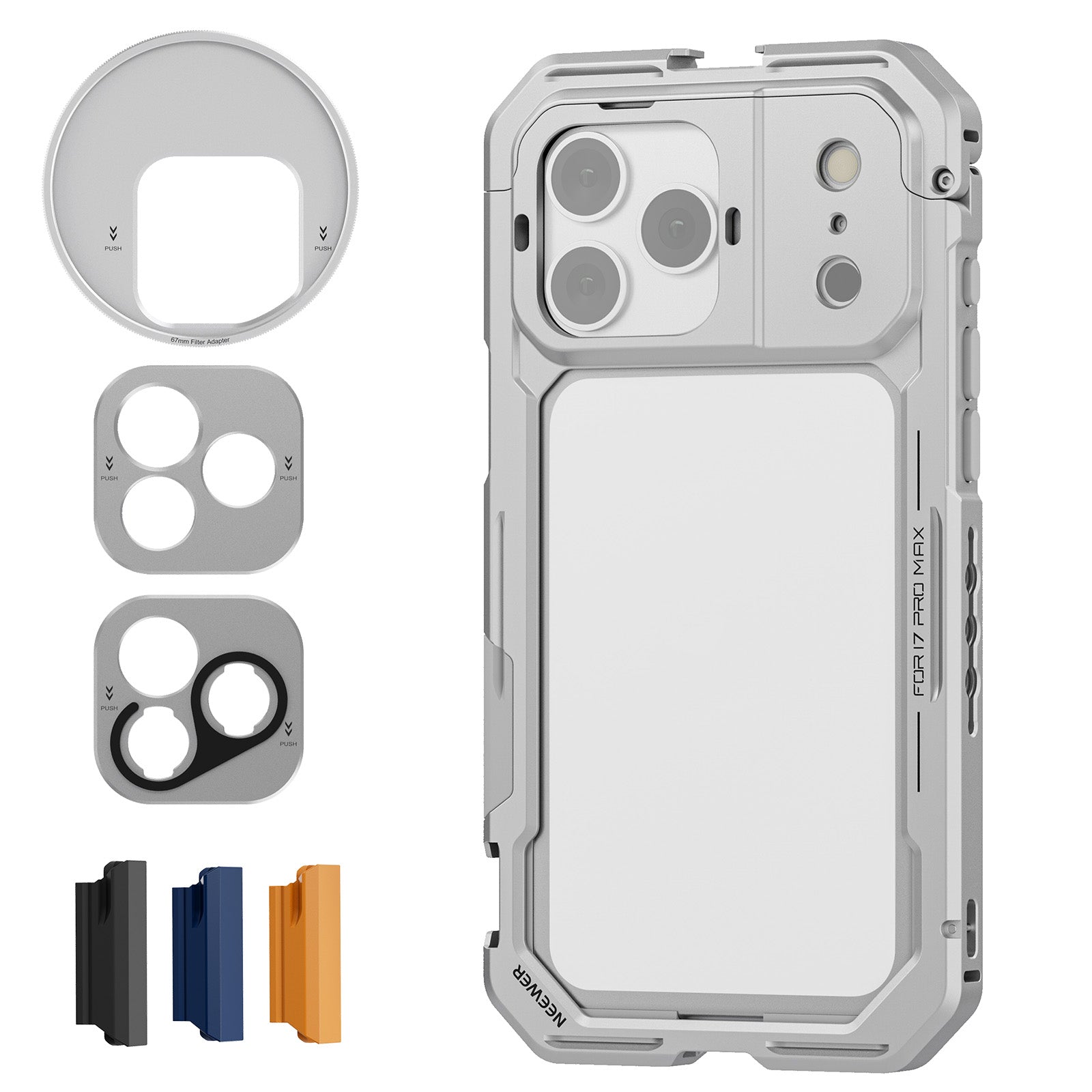 NEEWER PA143/PA144 Phone Cage Compatible with iPhone 17 Pro/Pro Max