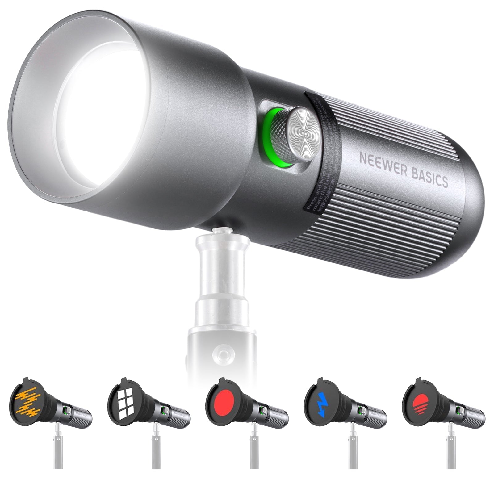 NEEWER BASICS FL10 10W Portable Photography Flashlight