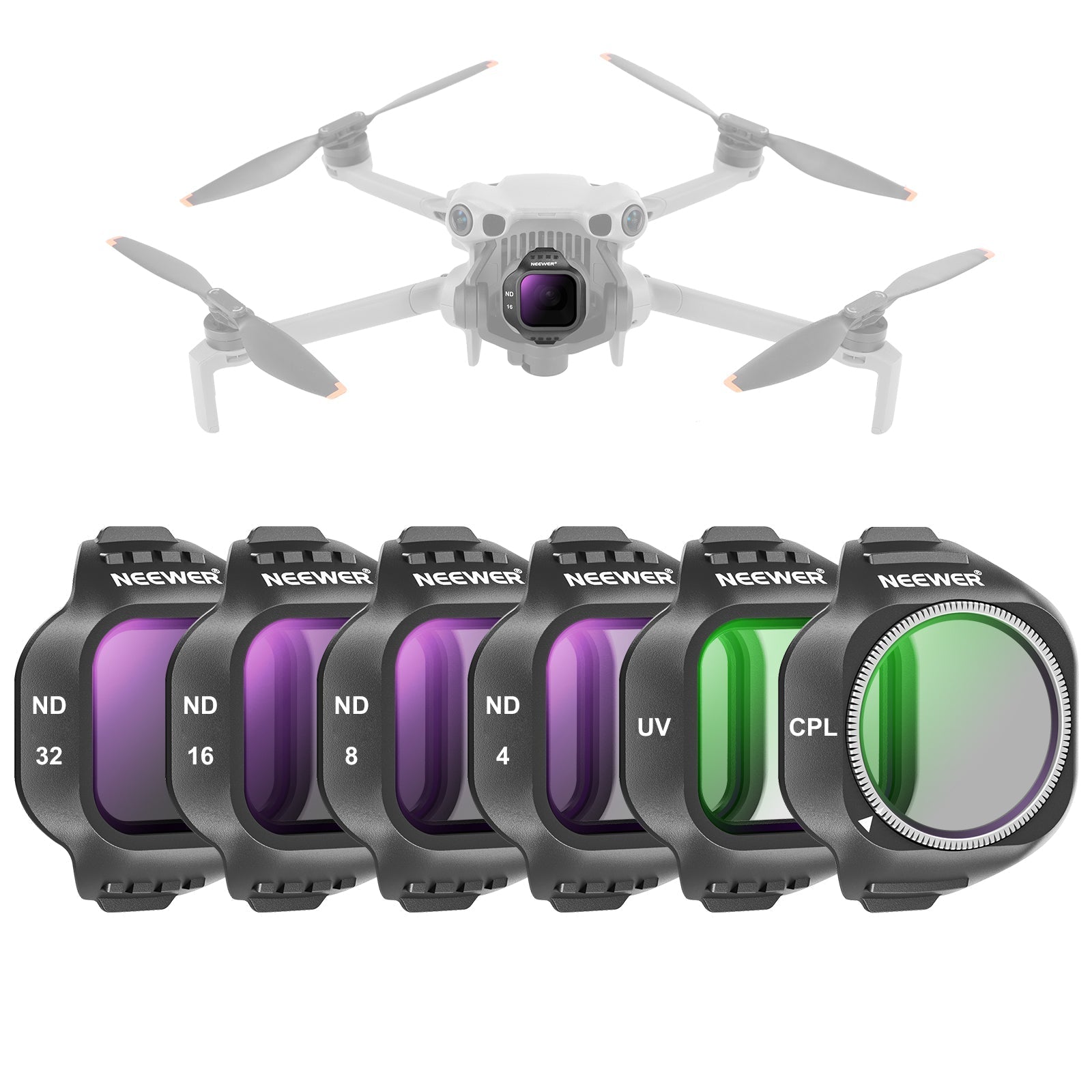 NEEWER Filter Set Compatible with DJI Mini 5 Pro Drone