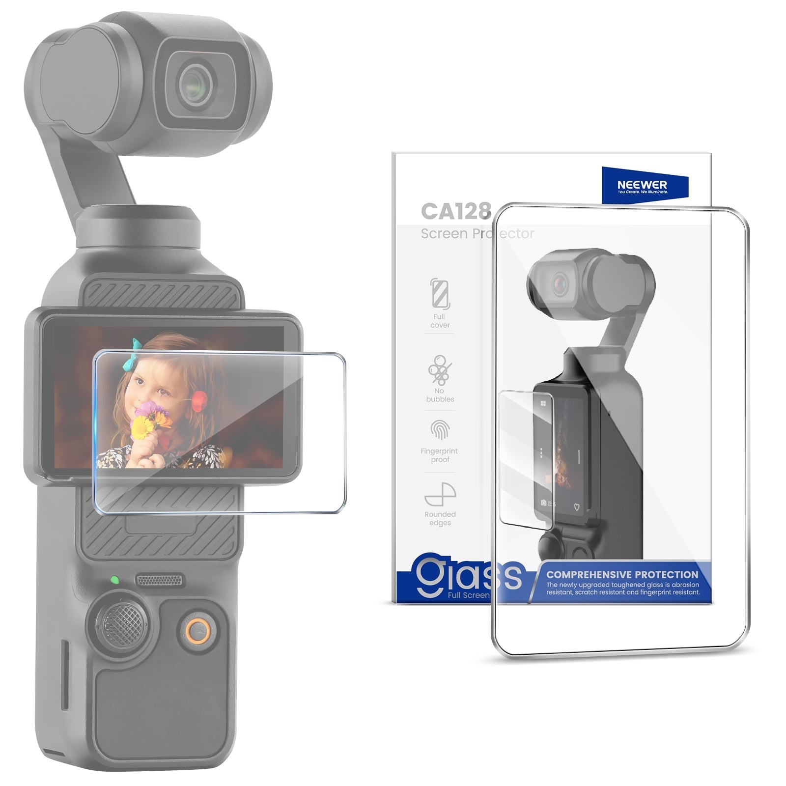 NEEWER CA128 Screen Protector for DJI Osmo Pocket 3
