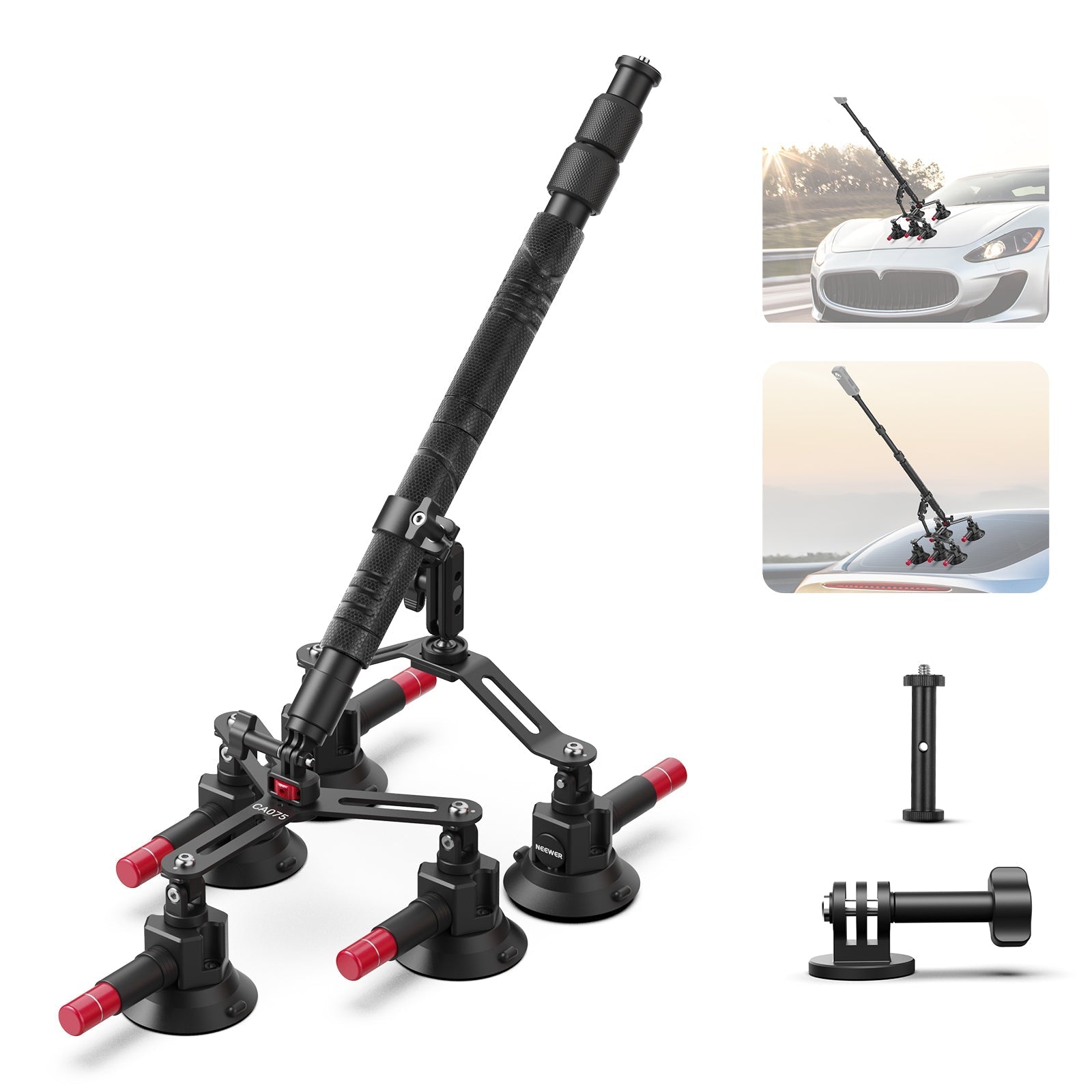 NEEWER CA075 5 in 1 Suction Car Mount Kit