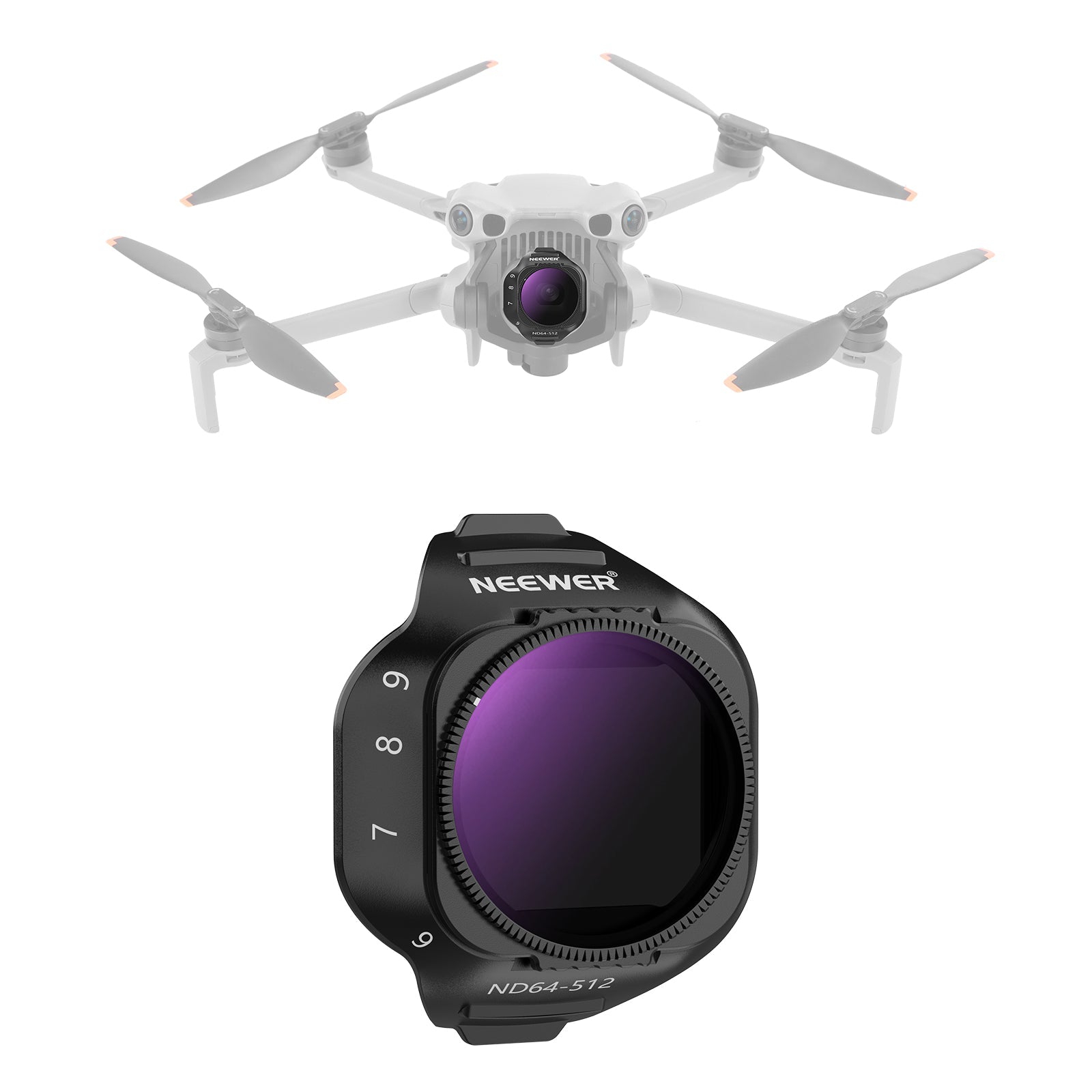 NEEWER Variable ND Filter For DJI Mini 5 Pro Drone
