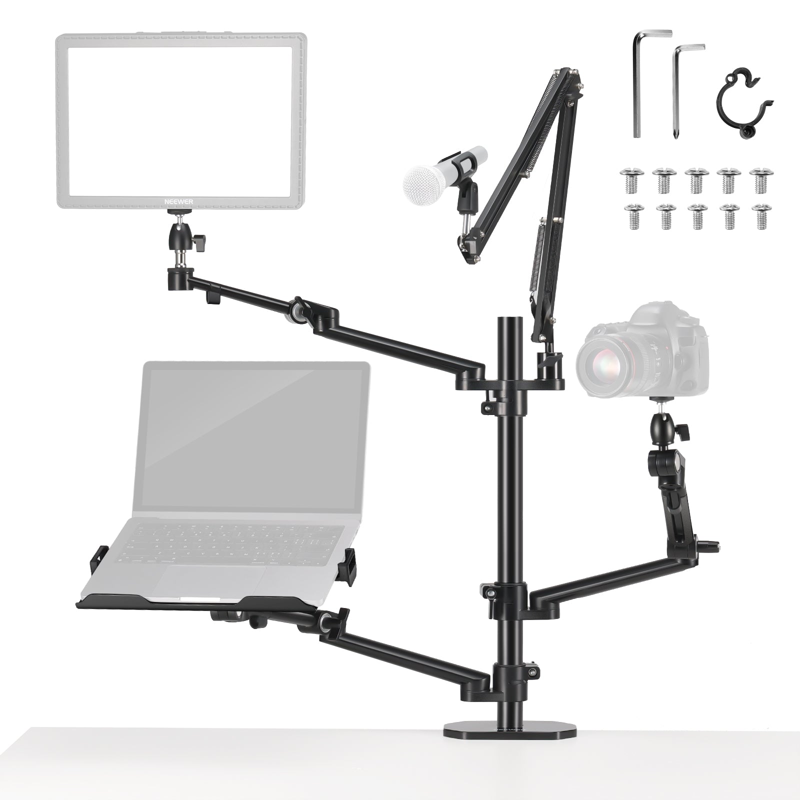 NEEWER DS007 Desktop Overhead Camera Mount Rig