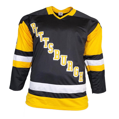 Kevin Stevens Signed Pittsburgh Black Hockey Jersey (JSA)
